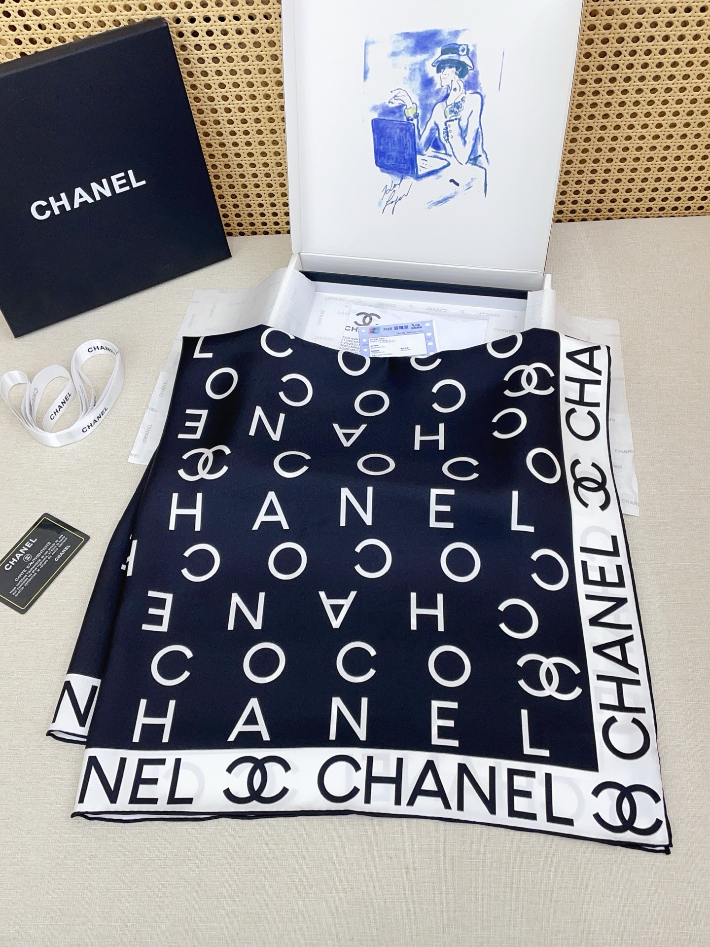 ✨✨【18姆米 双面同色】新款小香‼️美翻了[流泪]最新御用殿堂级极品‼️经典元素图案设计风格❗️美丽至