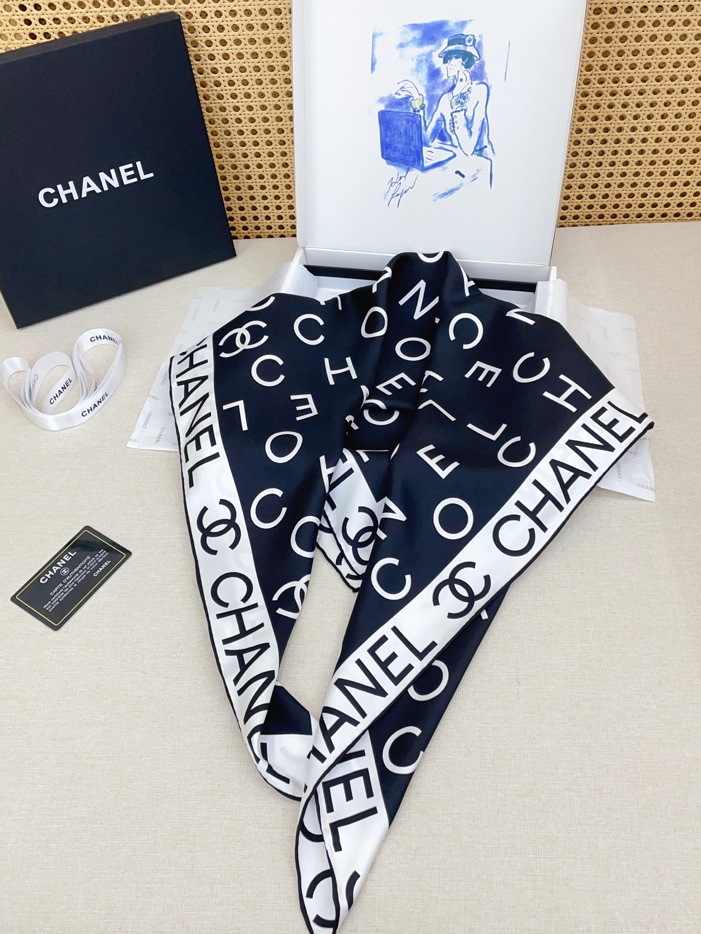 ✨✨【18姆米 双面同色】新款小香‼️美翻了[流泪]最新御用殿堂级极品‼️经典元素图案设计风格❗️美丽至