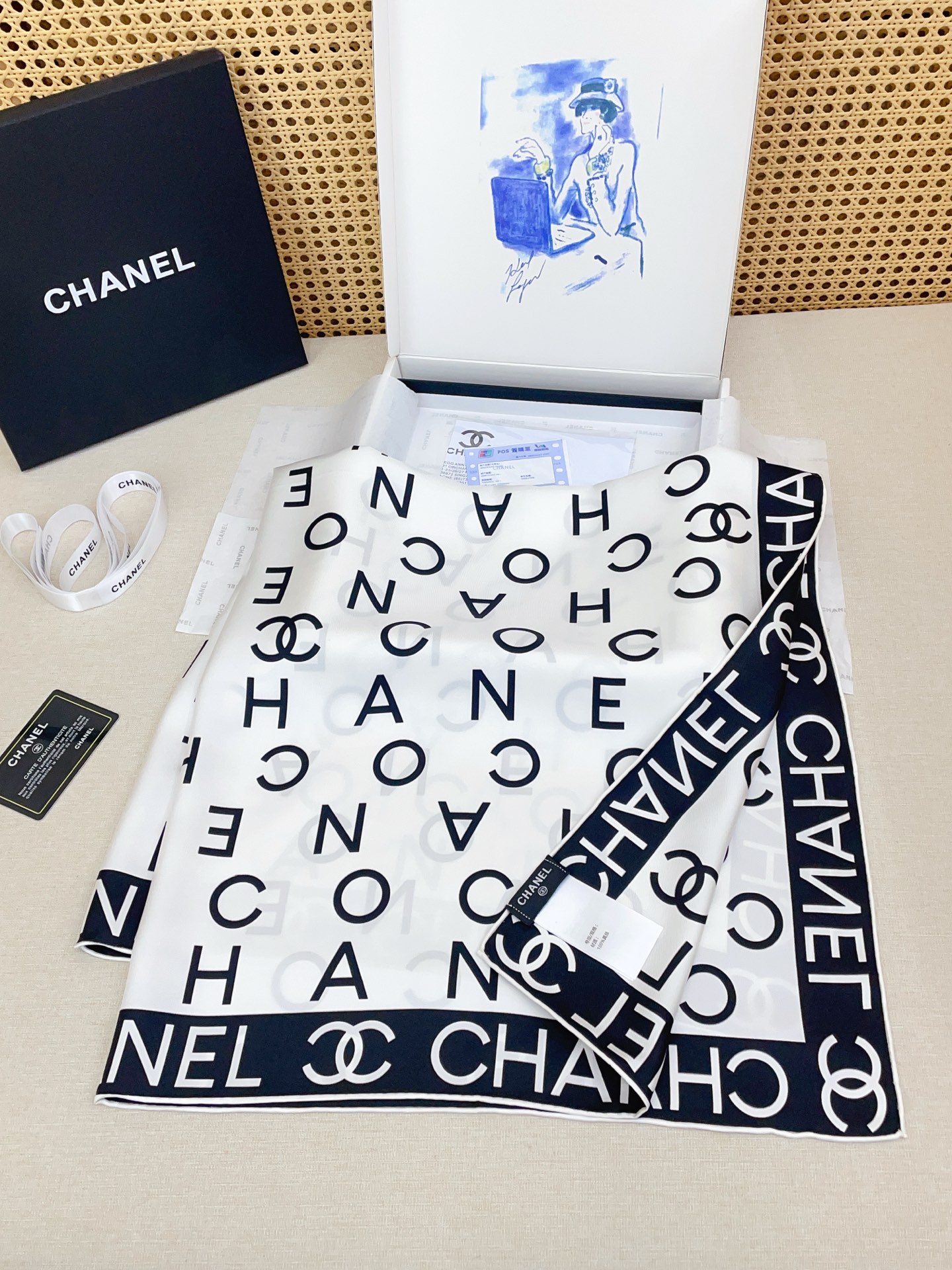 ✨✨【18姆米 双面同色】新款小香‼️美翻了[流泪]最新御用殿堂级极品‼️经典元素图案设计风格❗️美丽至