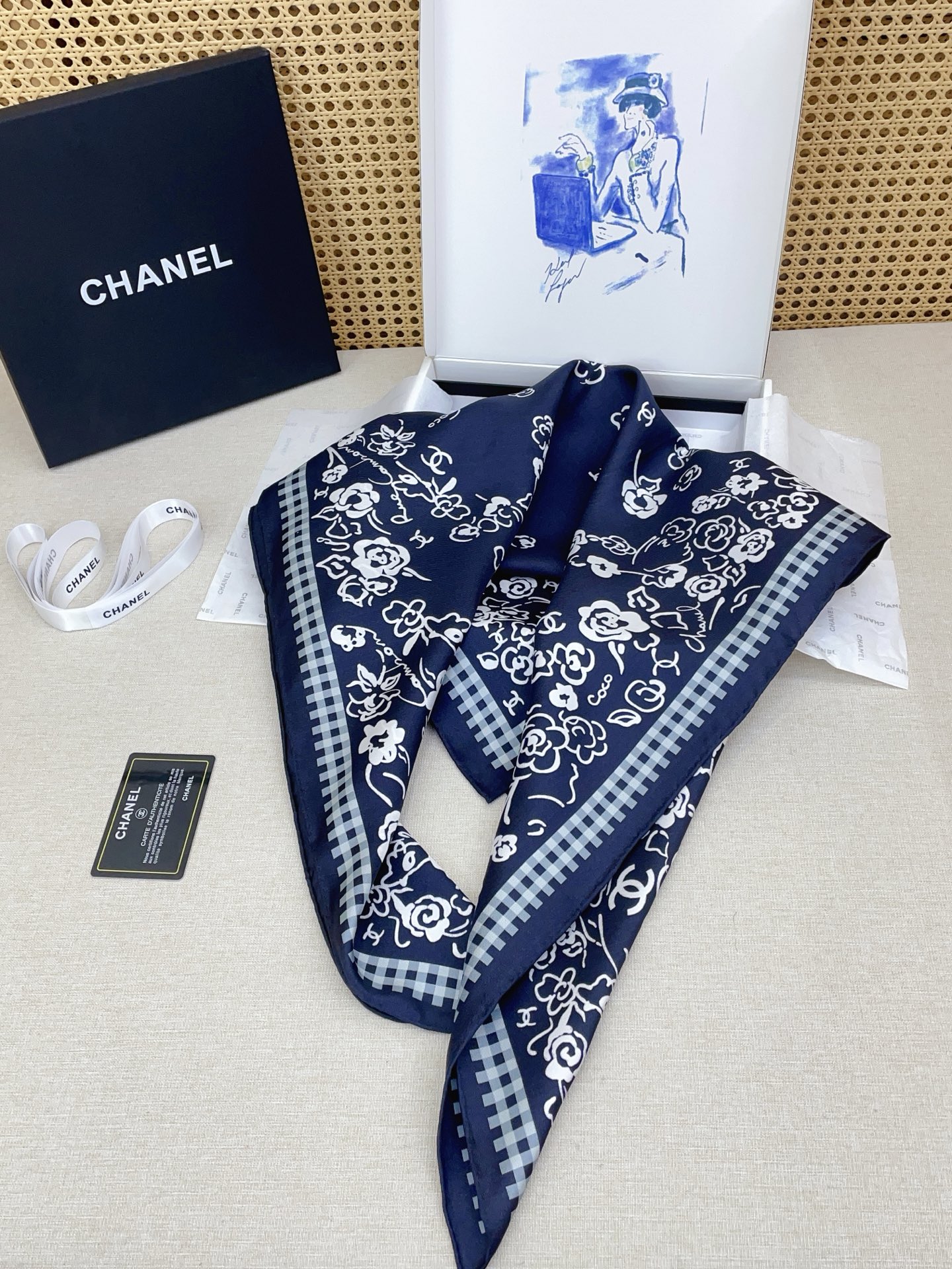 ✨✨【18姆米 双面同色】新款小香‼️美翻了[流泪]最新御用殿堂级极品‼️经典元素图案设计风格❗️美丽至