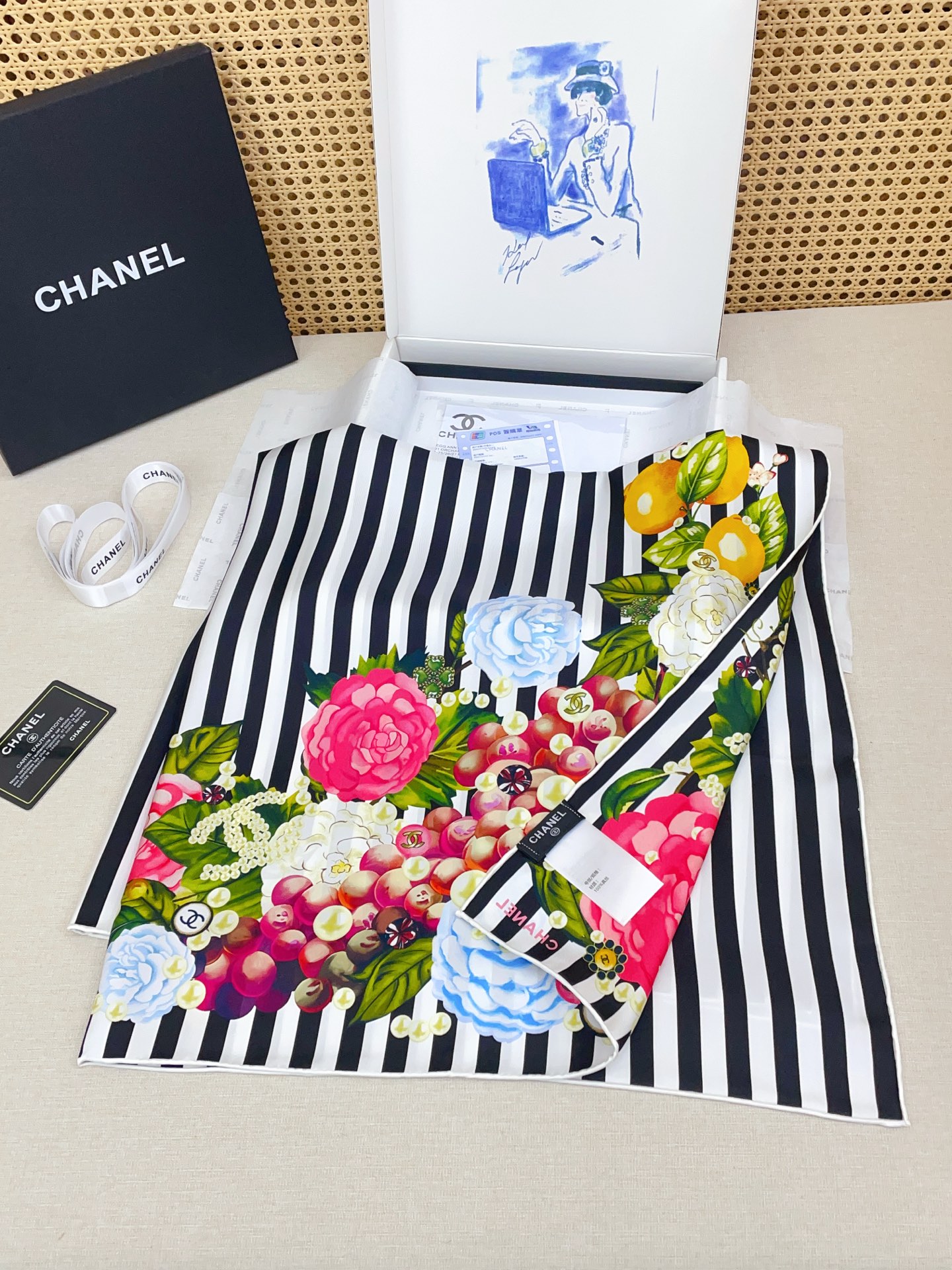 ✨✨【18姆米 双面同色】新款小香‼️美翻了[流泪]最新御用殿堂级极品‼️经典元素图案设计风格❗️美丽至