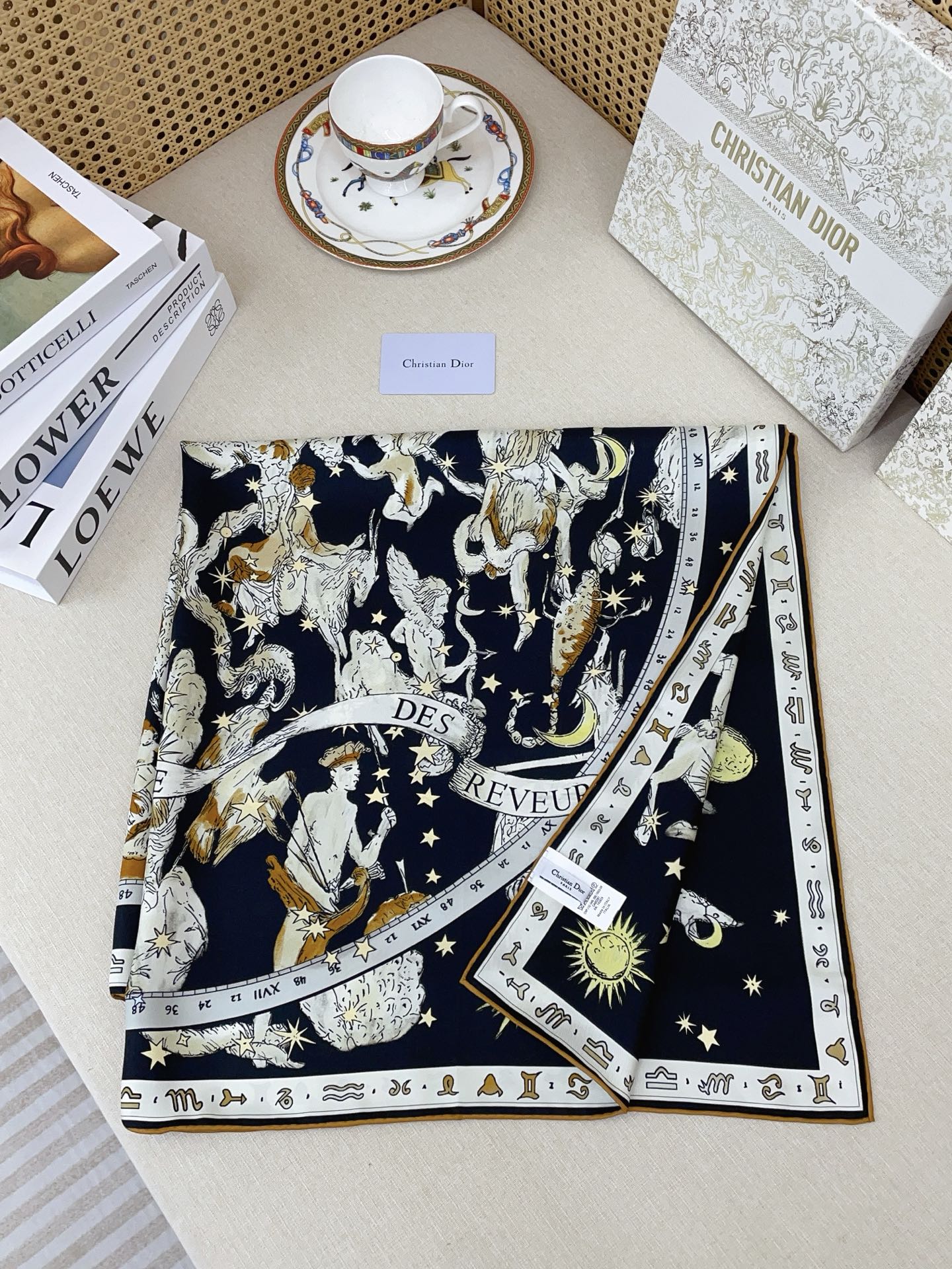 ✨✨【18姆米 双面同色】高级感爆棚❗️CD【星空🌌星座 90】高级时髦风‼️配色非常考究，图案匠心，上