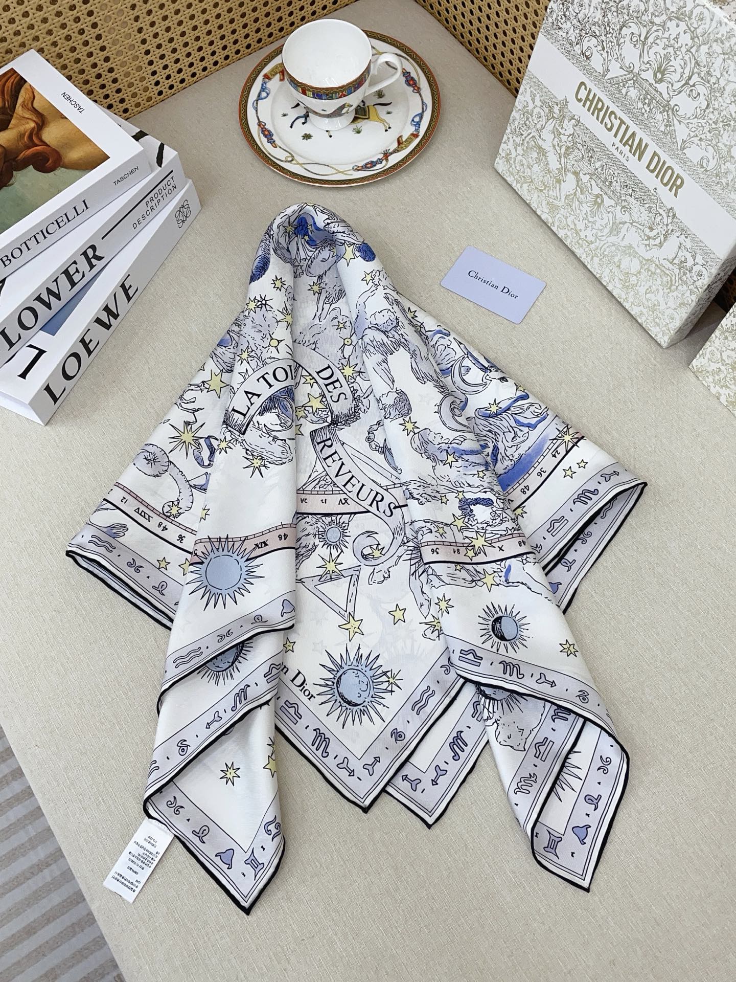 ✨✨【18姆米 双面同色】高级感爆棚❗️CD【星空🌌星座 90】高级时髦风‼️配色非常考究，图案匠心，上