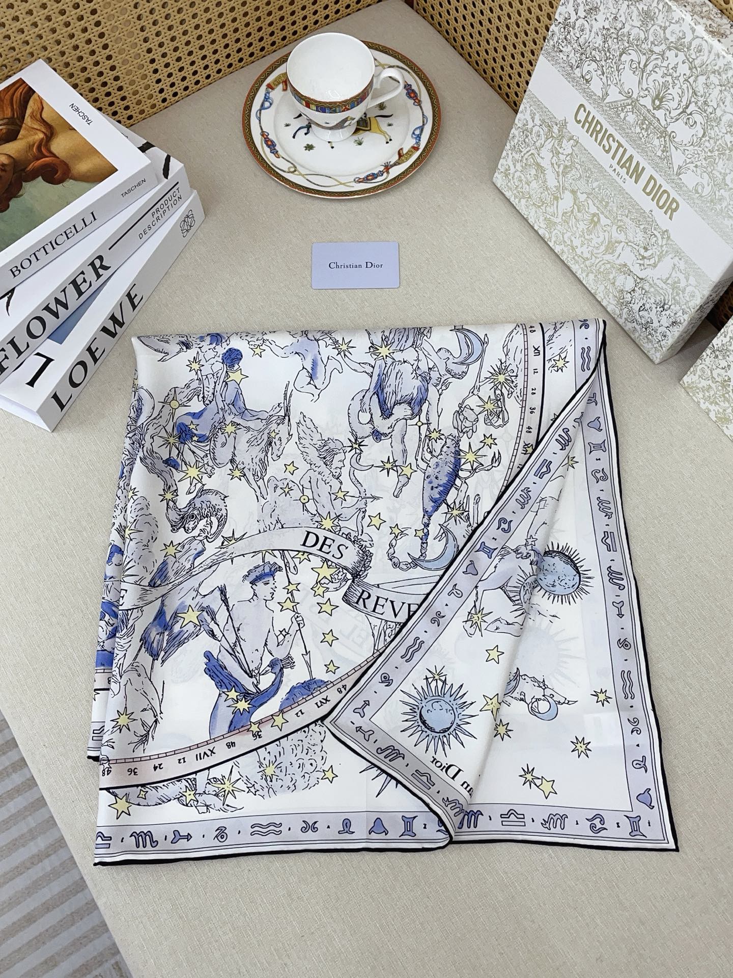 ✨✨【18姆米 双面同色】高级感爆棚❗️CD【星空🌌星座 90】高级时髦风‼️配色非常考究，图案匠心，上