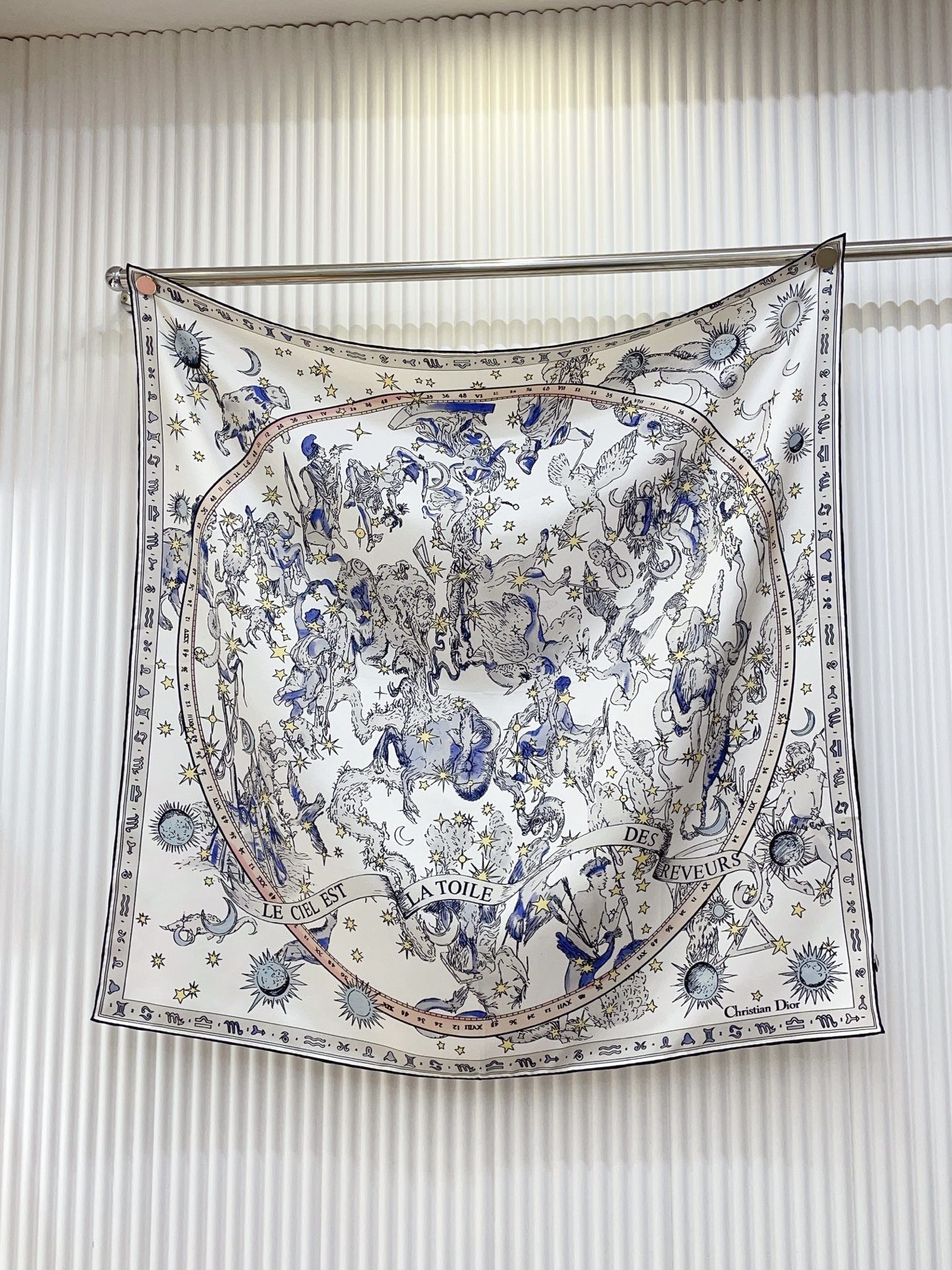 ✨✨【18姆米 双面同色】高级感爆棚❗️CD【星空🌌星座 90】高级时髦风‼️配色非常考究，图案匠心，上