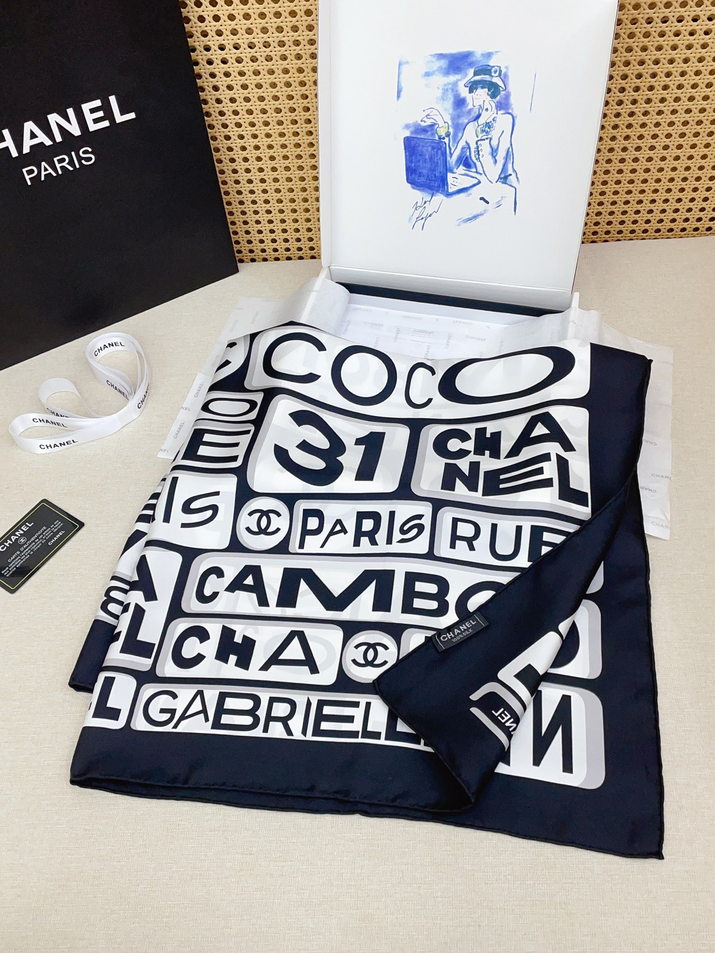 ✨✨【18姆米 双面同色】新款小香【经典元素组合】‼️美翻了[流泪]御用殿堂级极品‼️经典元素图案设计风