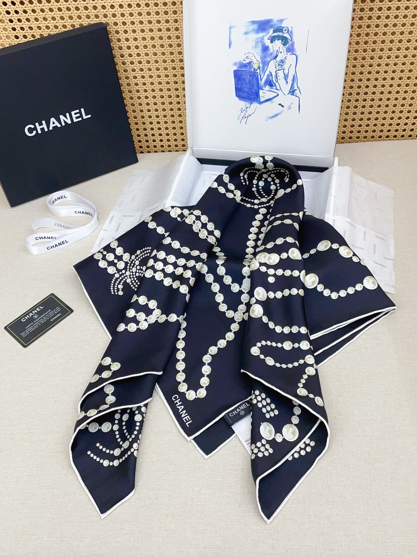 ✨✨【18姆米 双面同色】新款小香‼️美翻了[流泪]最新御用殿堂级极品‼️经典元素图案设计风格❗️美丽至