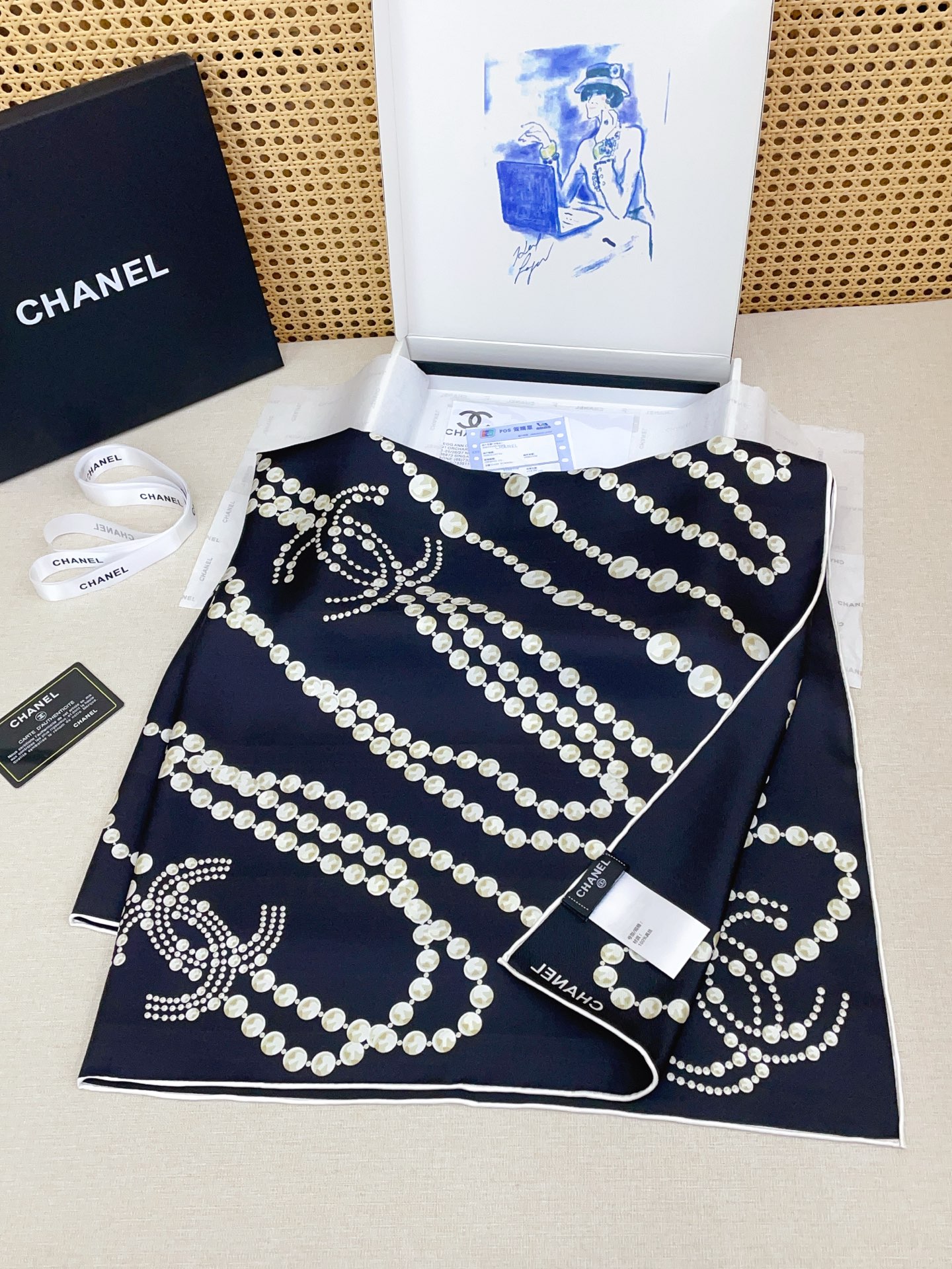 ✨✨【18姆米 双面同色】新款小香‼️美翻了[流泪]最新御用殿堂级极品‼️经典元素图案设计风格❗️美丽至