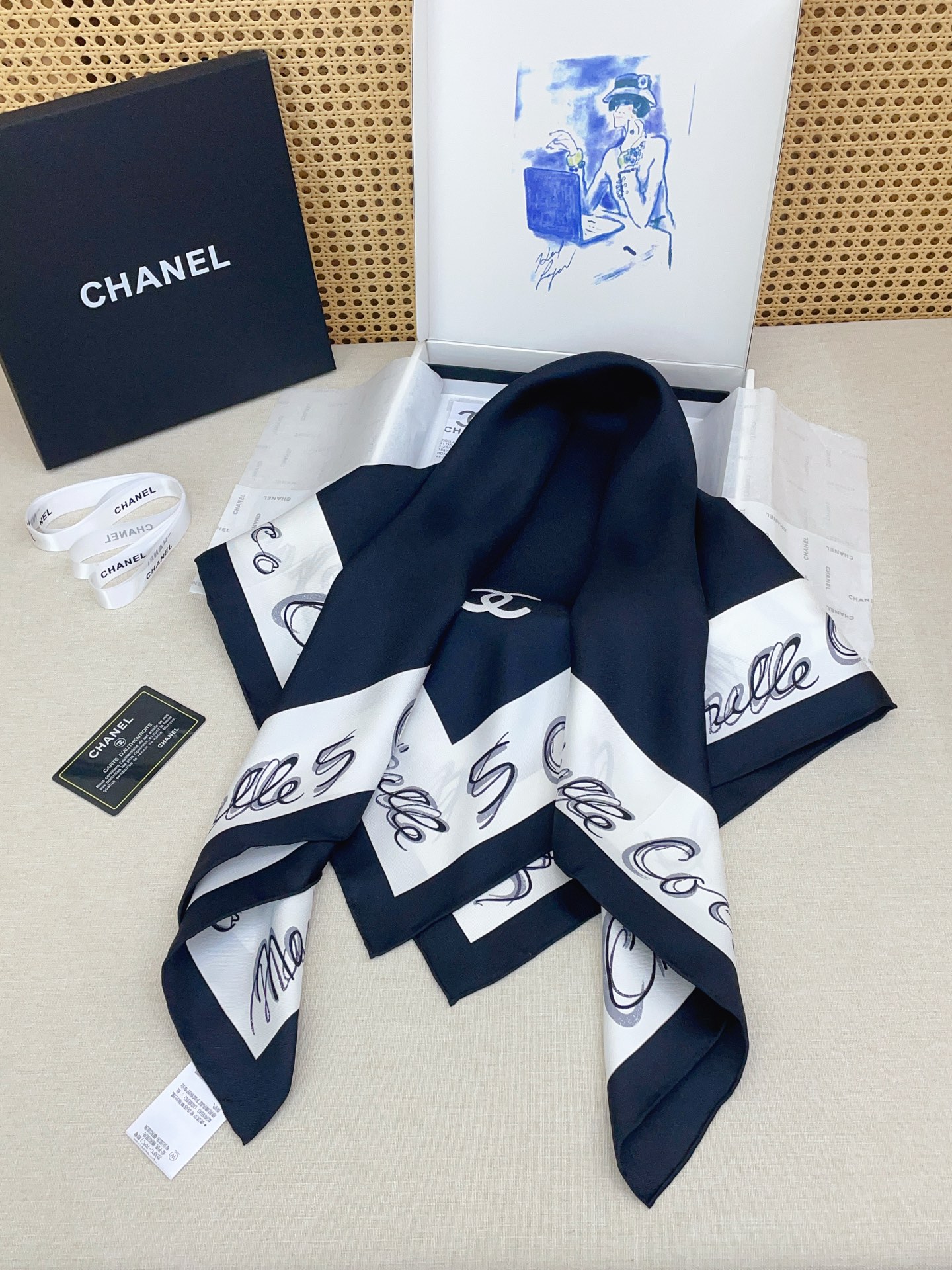 ✨✨【18姆米 双面同色】新款小香‼️美翻了[流泪]最新御用殿堂级极品‼️经典元素图案设计风格❗️美丽至