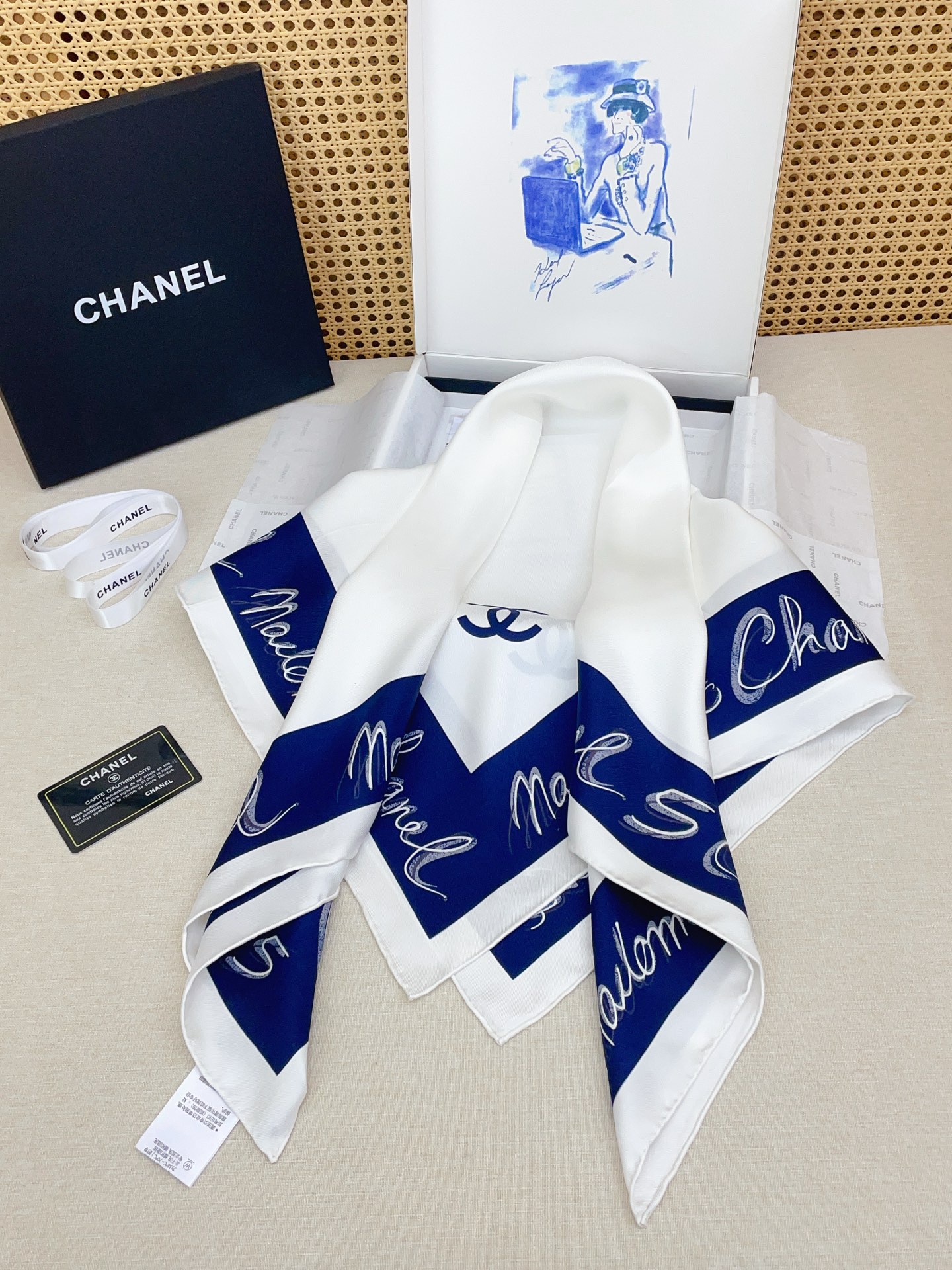 ✨✨【18姆米 双面同色】新款小香‼️美翻了[流泪]最新御用殿堂级极品‼️经典元素图案设计风格❗️美丽至