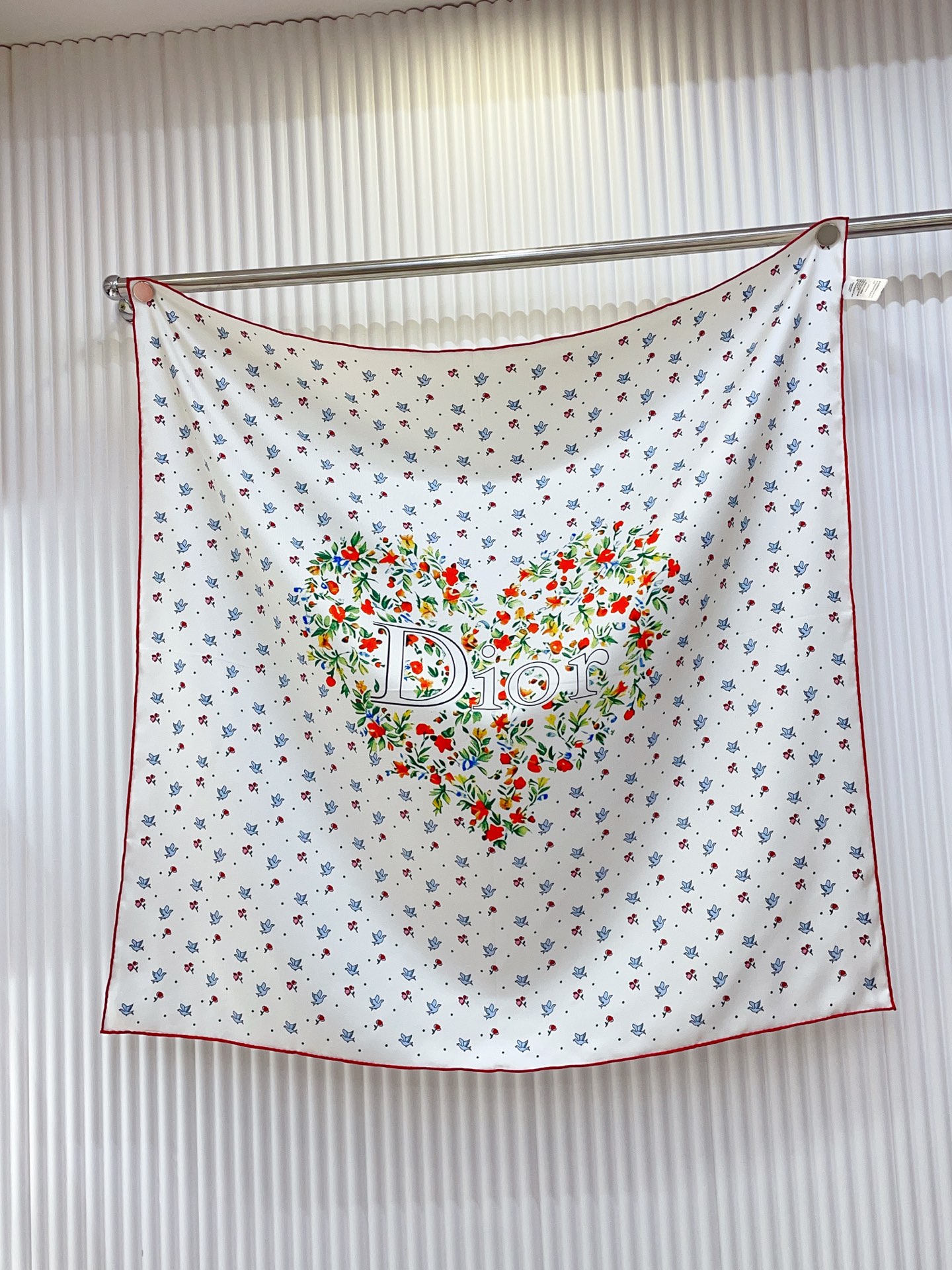 ✨✨【18姆米 双面同色】高级感爆棚❗️CD【爱心🌺字母90】高级时髦风‼️配色非常考究，图案匠心，上身