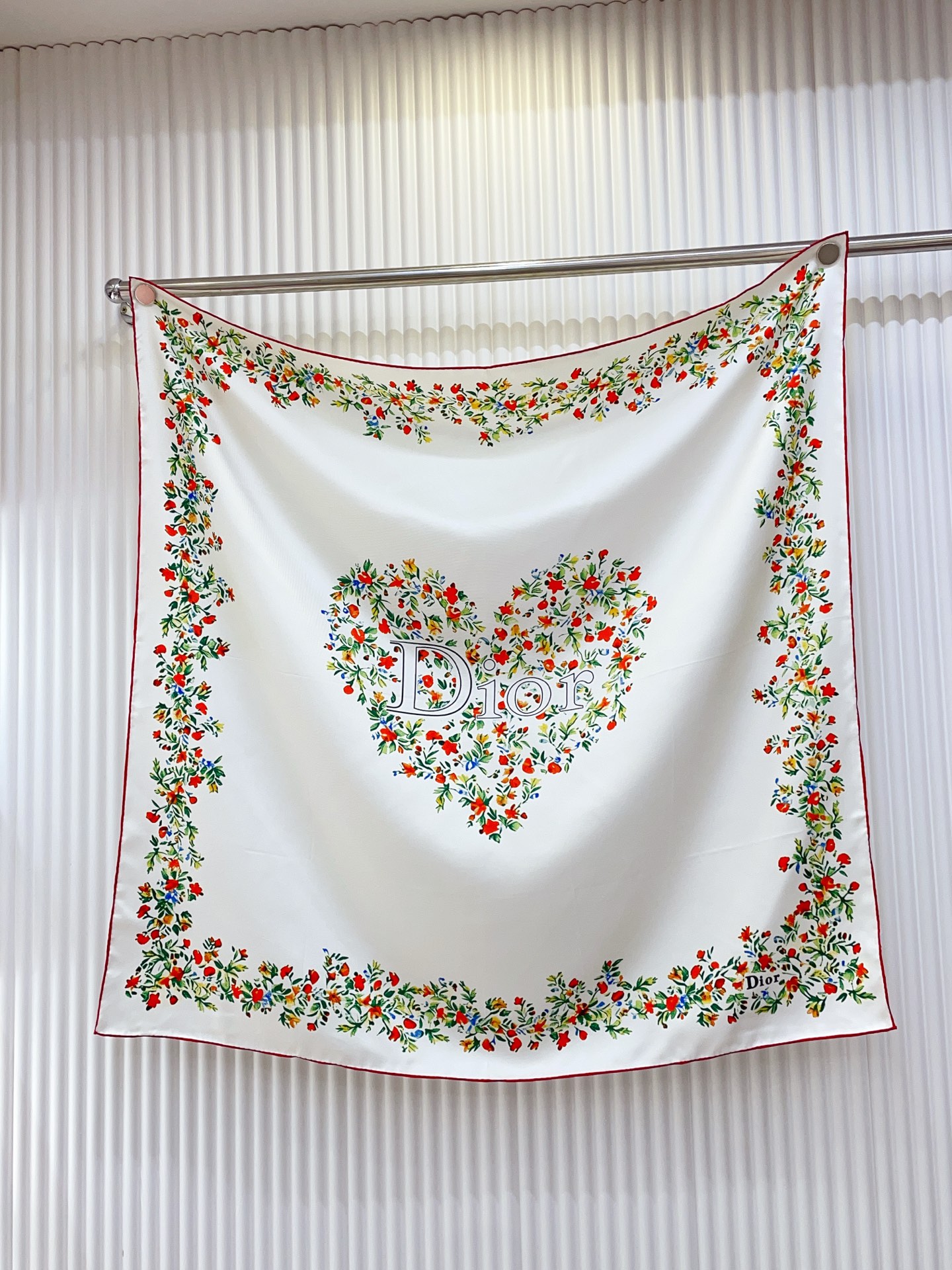 ✨✨【18姆米 双面同色】高级感爆棚❗️CD【爱心🌺字母90】高级时髦风‼️配色非常考究，图案匠心，上身