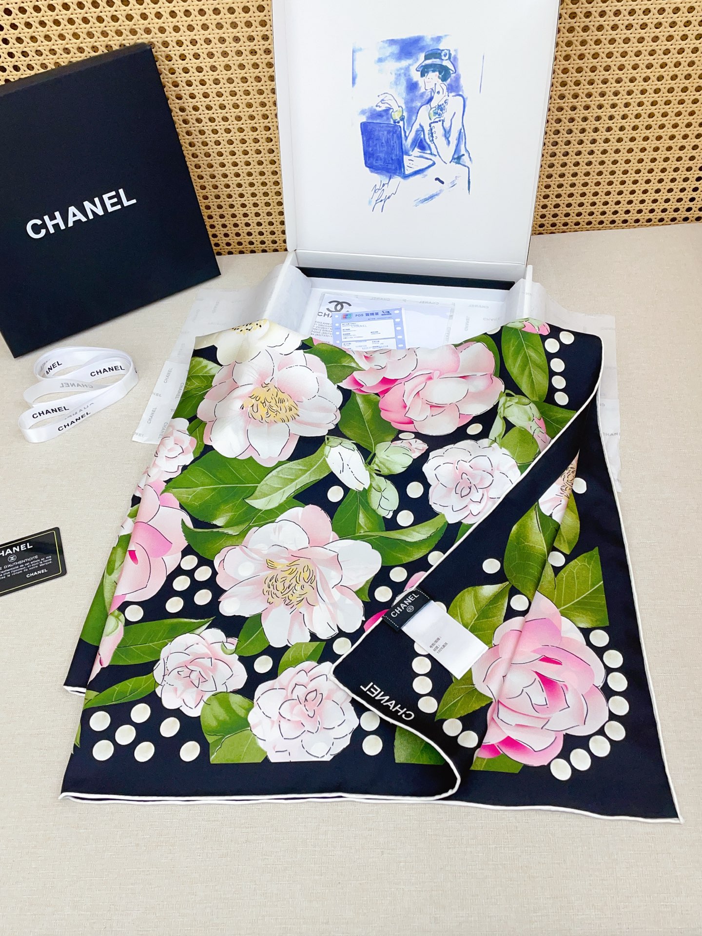 ✨✨【18姆米 双面同色】新款小香‼️美翻了[流泪]最新御用殿堂级极品‼️经典元素图案设计风格❗️美丽至