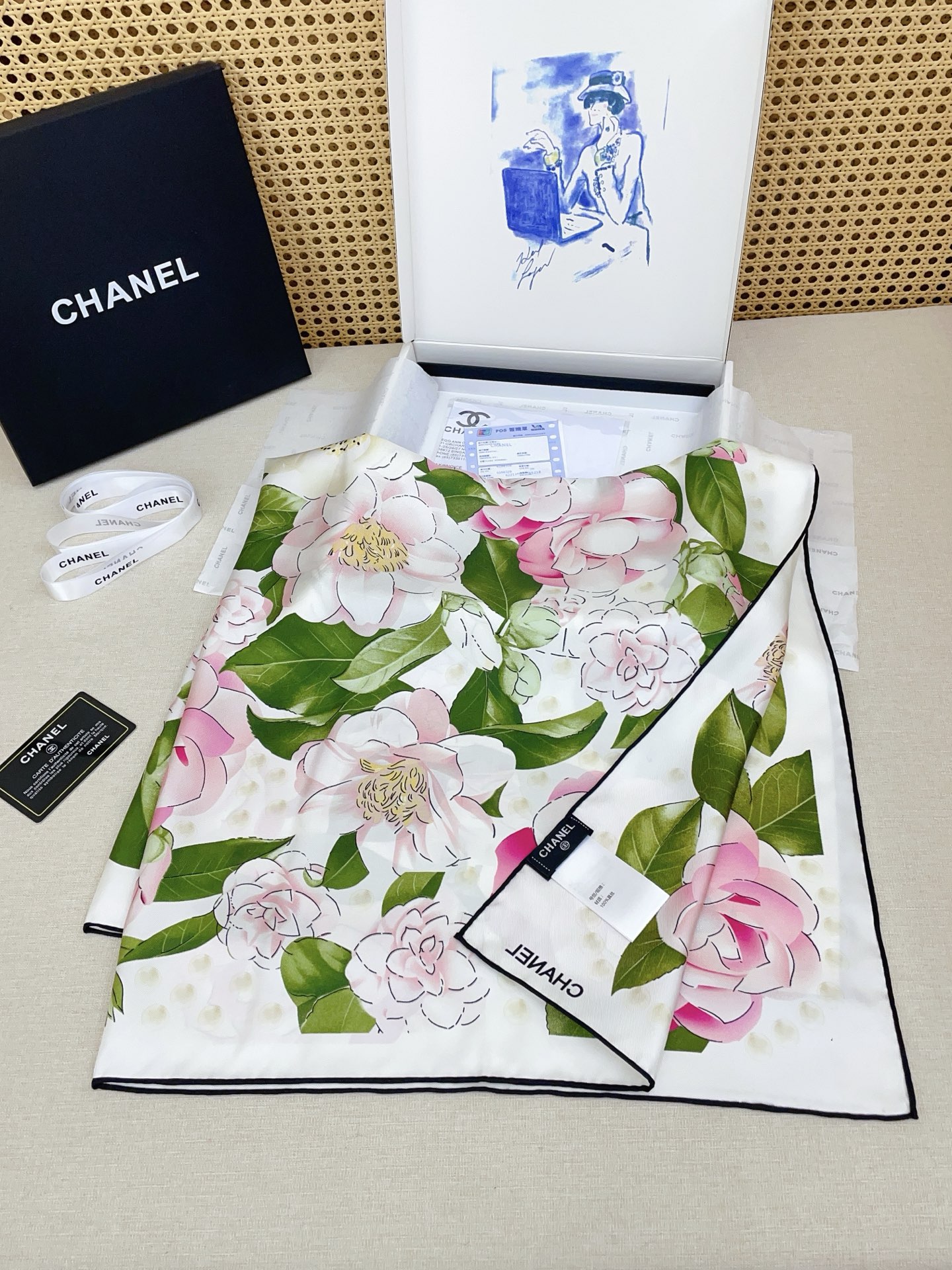 ✨✨【18姆米 双面同色】新款小香‼️美翻了[流泪]最新御用殿堂级极品‼️经典元素图案设计风格❗️美丽至