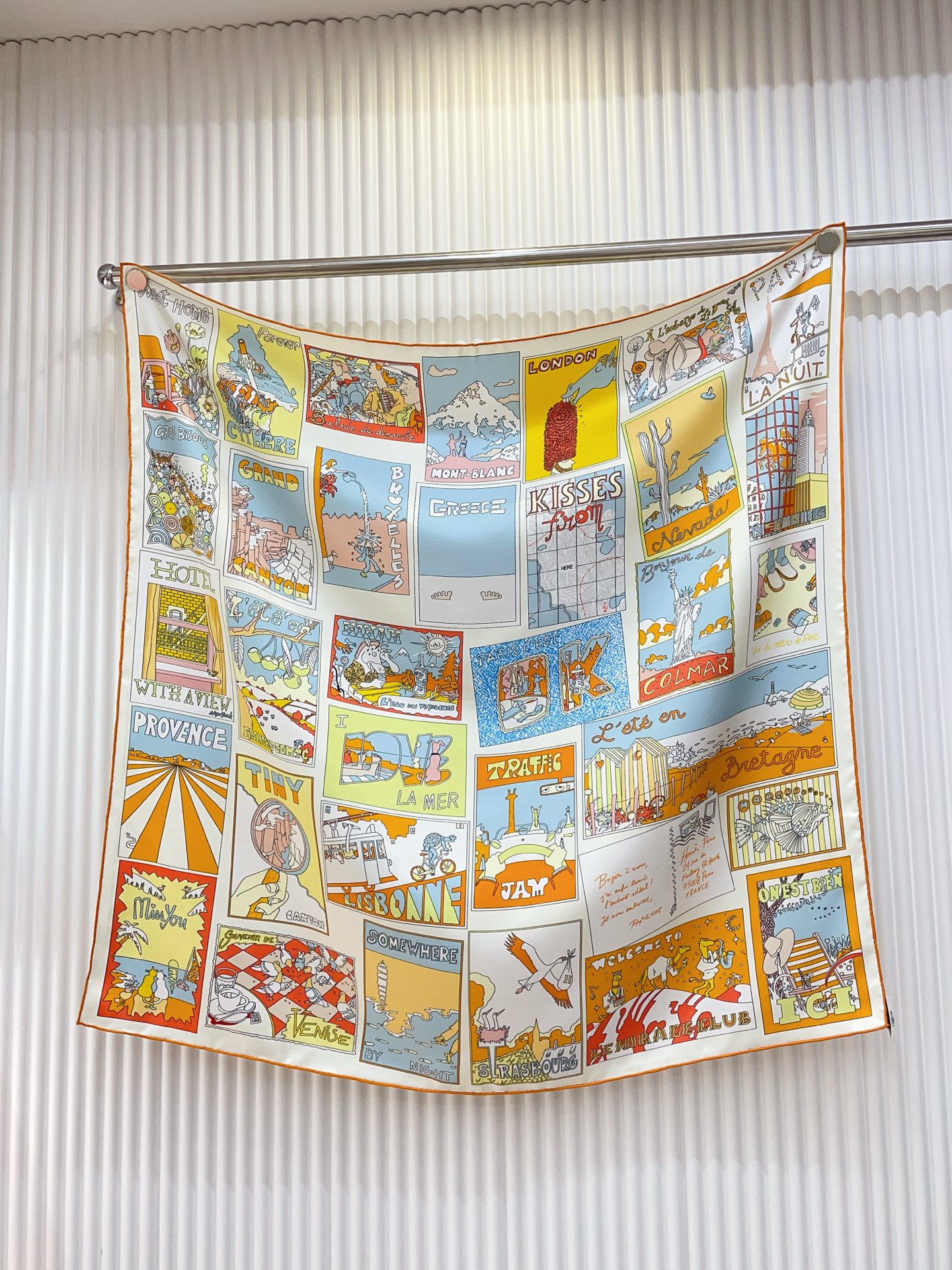 ✨✨【18姆米 双面同色】H**S真丝新款🆕👏👏买了都说好看‼️推荐💕【乐享天地 90】真丝方巾，顶级工