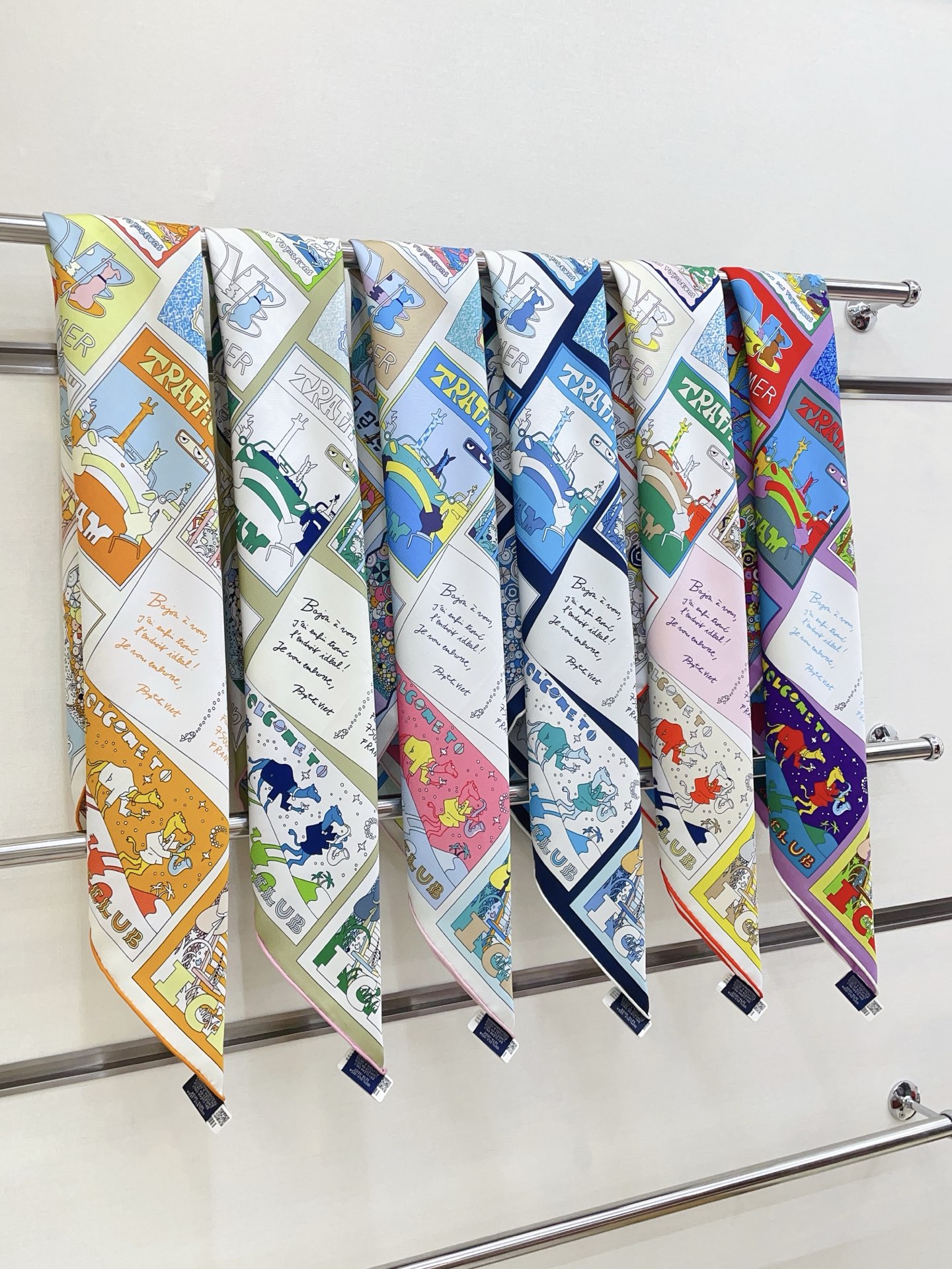 ✨✨【18姆米 双面同色】H**S真丝新款🆕👏👏买了都说好看‼️推荐💕【乐享天地 90】真丝方巾，顶级工