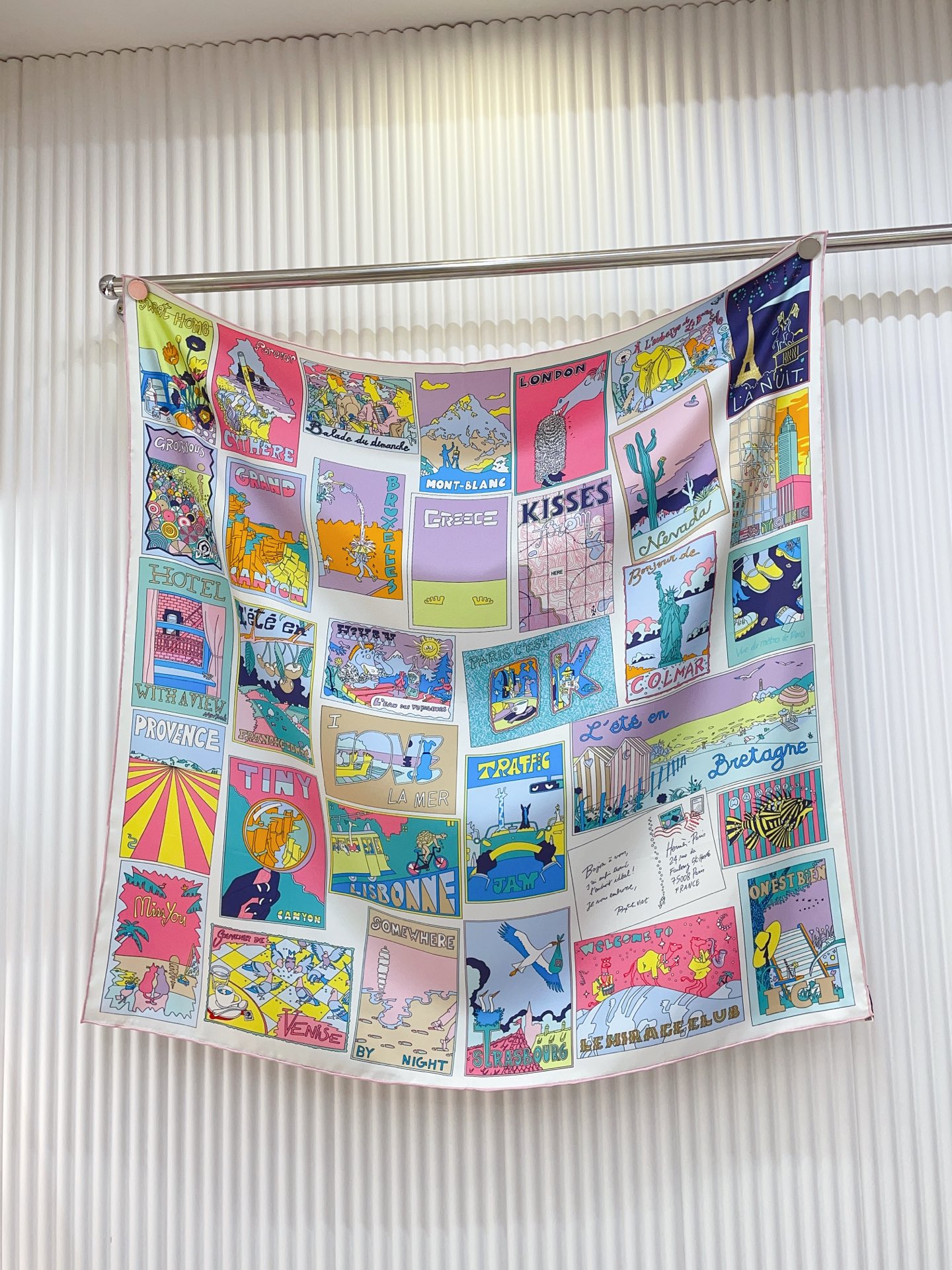 ✨✨【18姆米 双面同色】H**S真丝新款🆕👏👏买了都说好看‼️推荐💕【乐享天地 90】真丝方巾，顶级工