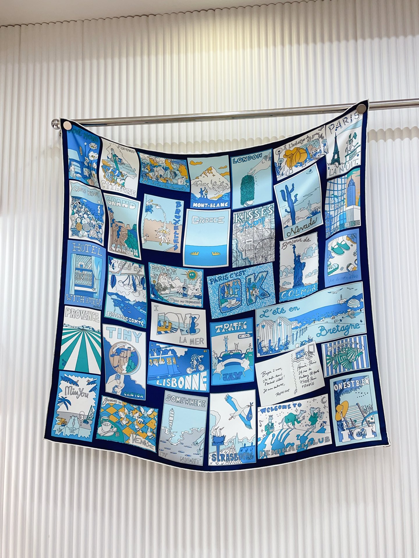 ✨✨【18姆米 双面同色】H**S真丝新款🆕👏👏买了都说好看‼️推荐💕【乐享天地 90】真丝方巾，顶级工