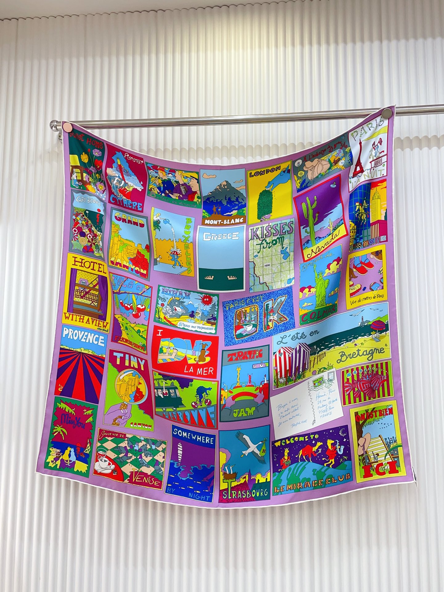 ✨✨【18姆米 双面同色】H**S真丝新款🆕👏👏买了都说好看‼️推荐💕【乐享天地 90】真丝方巾，顶级工