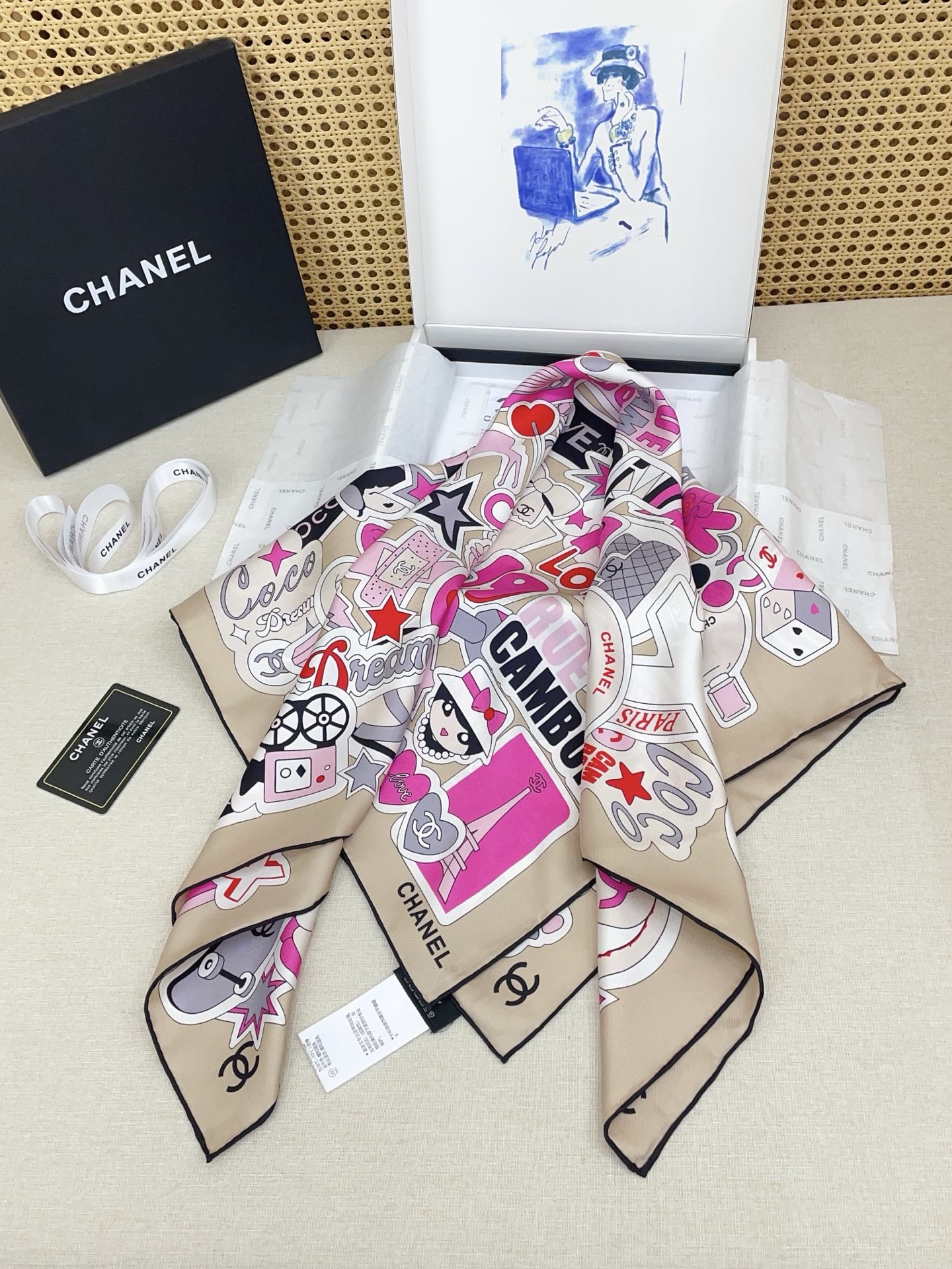 ✨✨【18姆米 双面同色】新款小香‼️美翻了[流泪]最新御用殿堂级极品‼️经典元素图案设计风格❗️美丽至极 真的 上身极