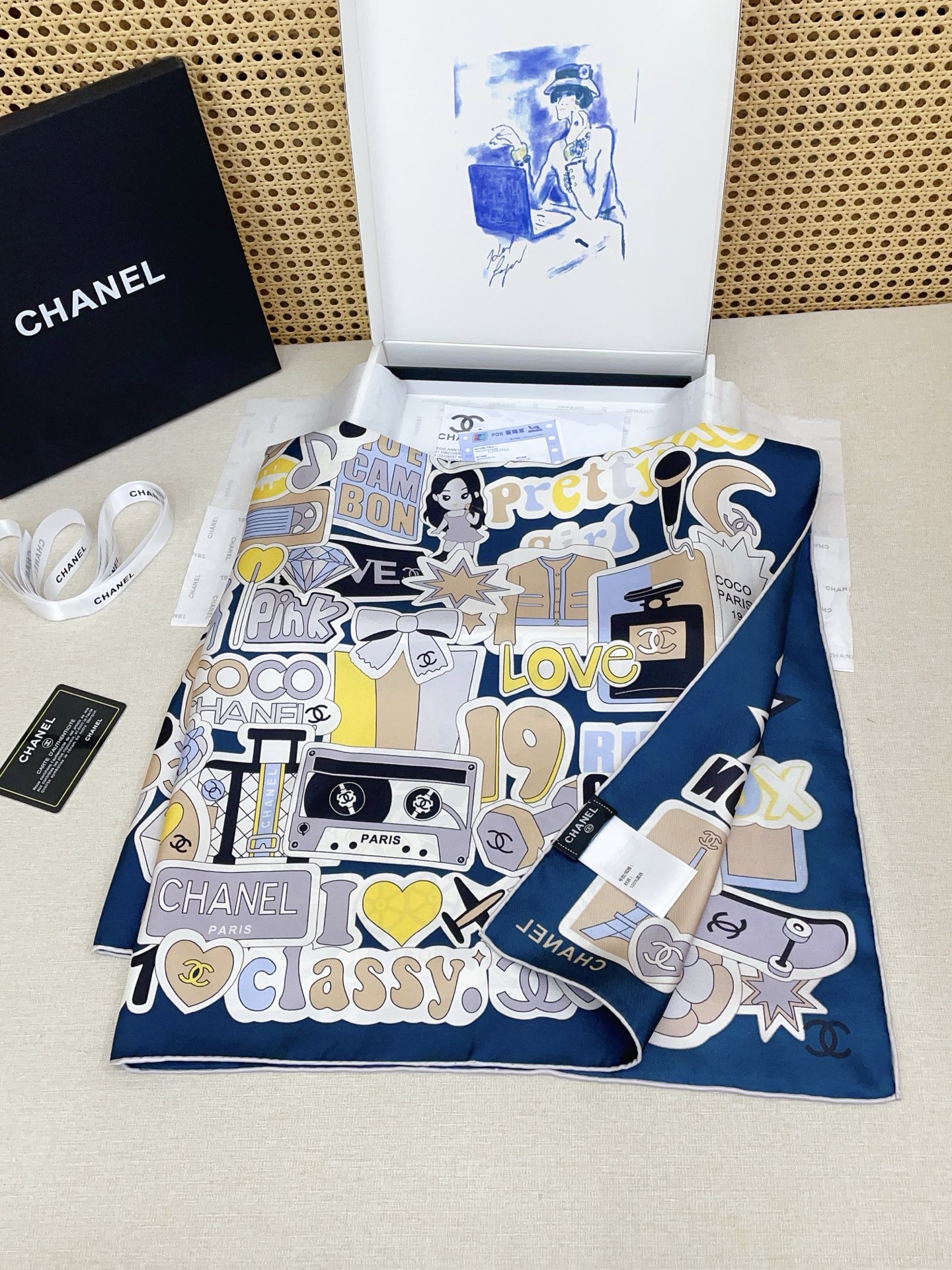✨✨【18姆米 双面同色】新款小香‼️美翻了[流泪]最新御用殿堂级极品‼️经典元素图案设计风格❗️美丽至极 真的 上身极
