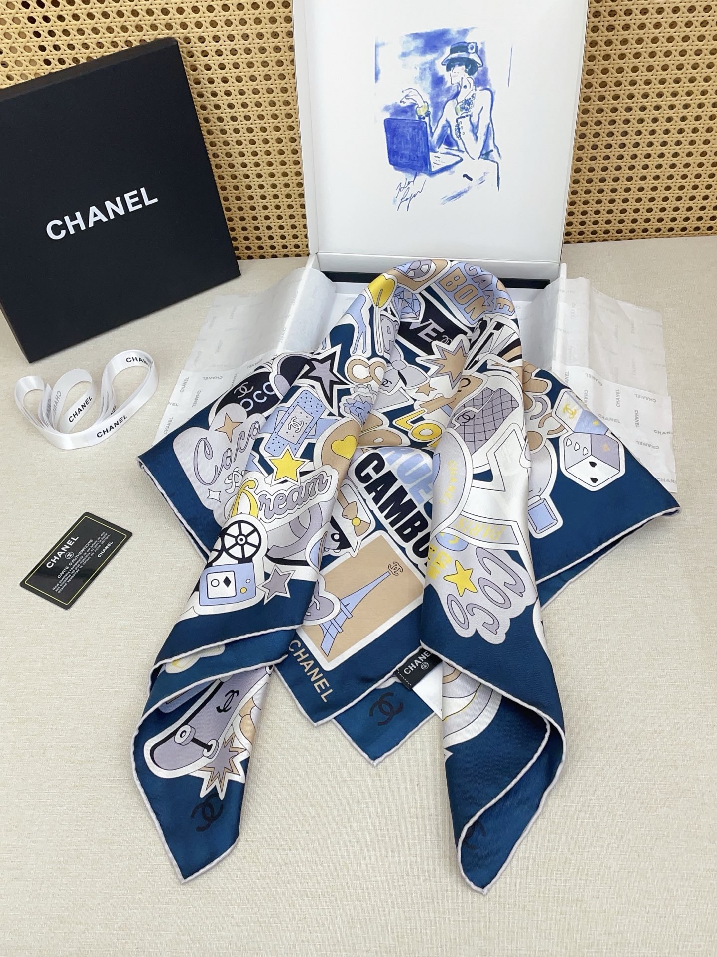 ✨✨【18姆米 双面同色】新款小香‼️美翻了[流泪]最新御用殿堂级极品‼️经典元素图案设计风格❗️美丽至极 真的 上身极