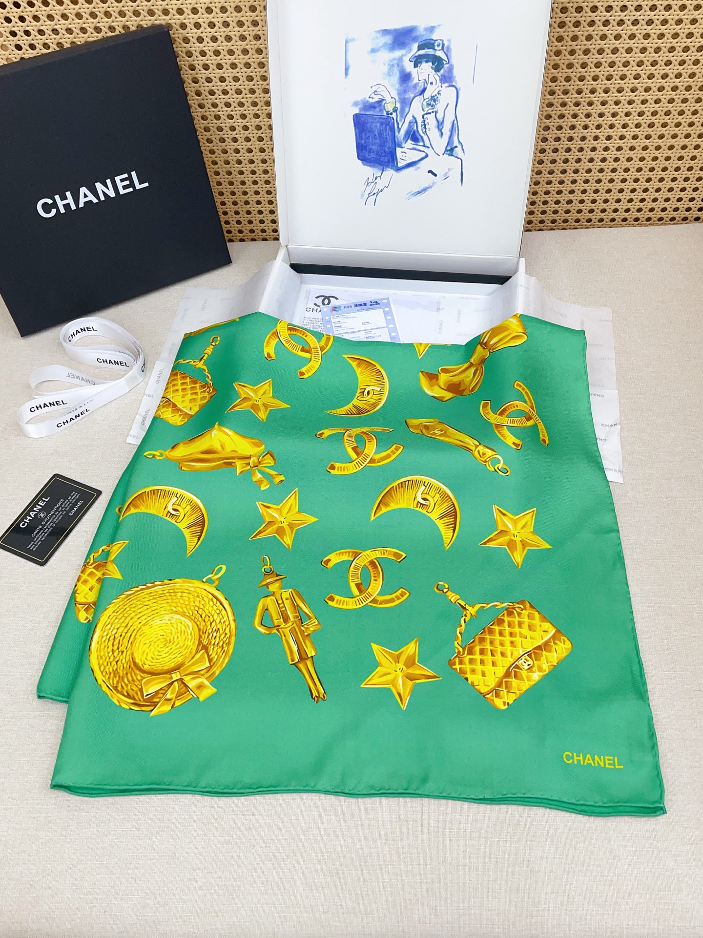 ✨✨【18姆米 双面同色】新款小香‼️美翻了[流泪]最新御用殿堂级极品‼️经典元素图案设计风格❗️美丽至