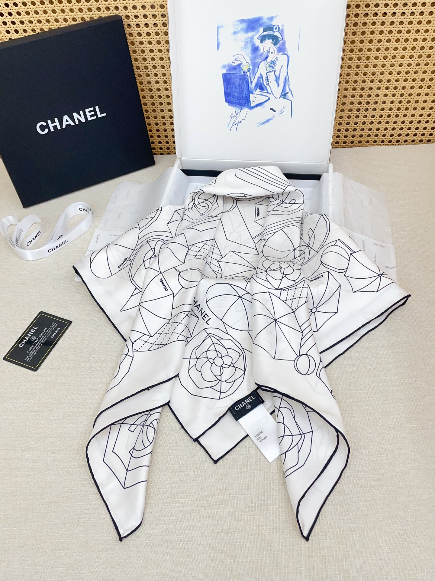 ✨✨【18姆米 双面同色】新款小香‼️美翻了[流泪]最新御用殿堂级极品‼️经典元素图案设计风格❗️美丽至极 真的 上身极