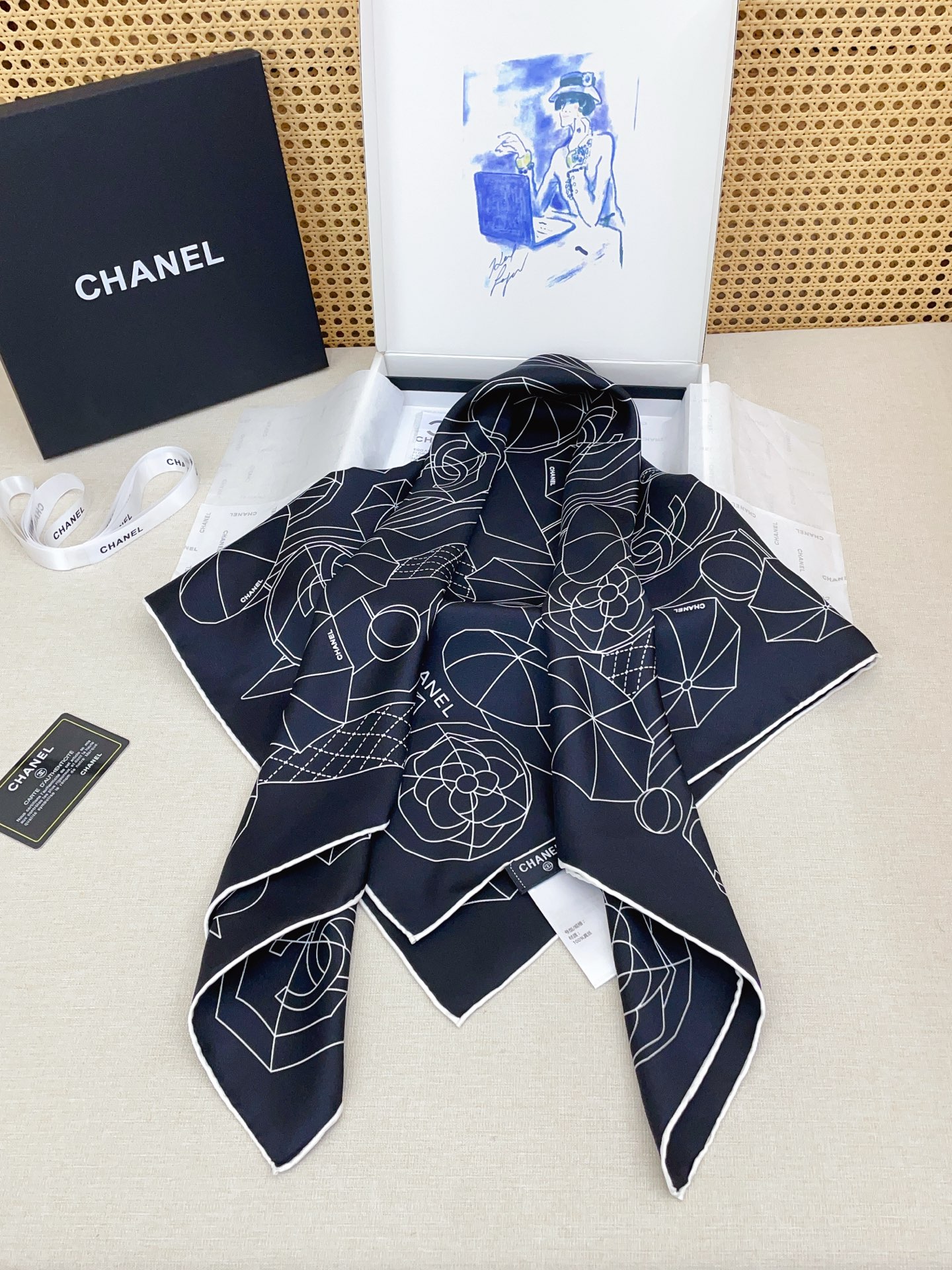 ✨✨【18姆米 双面同色】新款小香‼️美翻了[流泪]最新御用殿堂级极品‼️经典元素图案设计风格❗️美丽至极 真的 上身极
