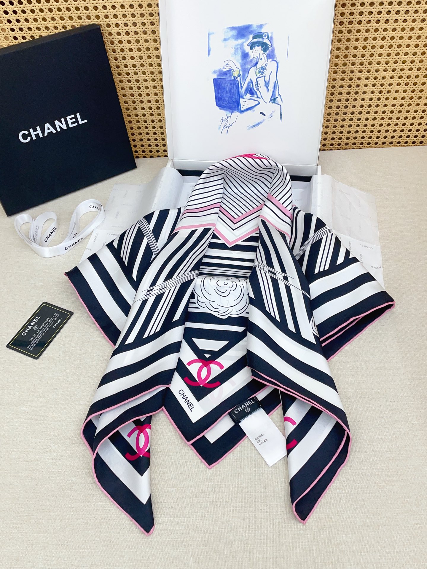 🆕 ✨✨【18姆米 双面同色】新款小香‼️美翻了[流泪]最新御用殿堂级极品‼️经典元素图案设计风格❗️美丽至极 真的 上