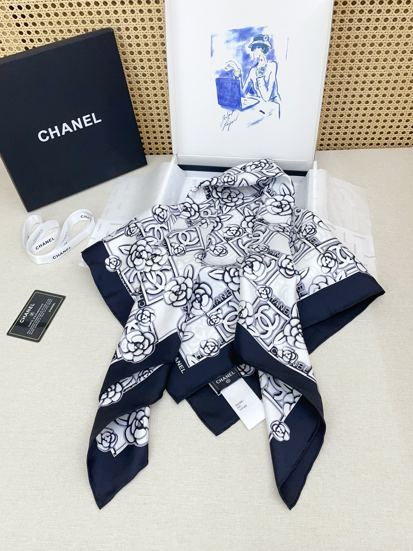 🆕 ✨✨【18姆米 双面同色】新款小香‼️美翻了[流泪]最新御用殿堂级极品‼️经典元素图案设计风格❗️美丽至极 真的 上