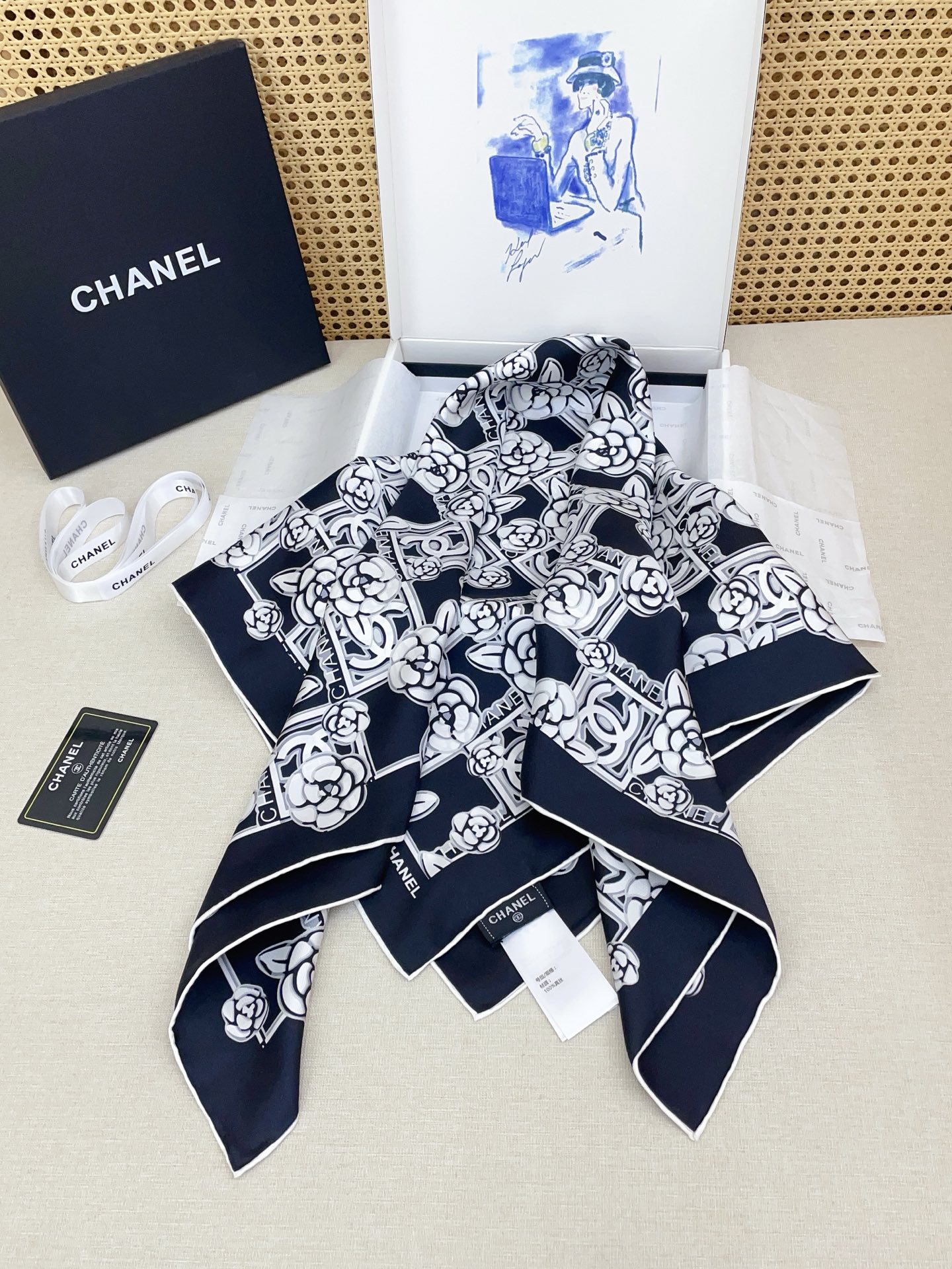 🆕 ✨✨【18姆米 双面同色】新款小香‼️美翻了[流泪]最新御用殿堂级极品‼️经典元素图案设计风格❗️美丽至极 真的 上