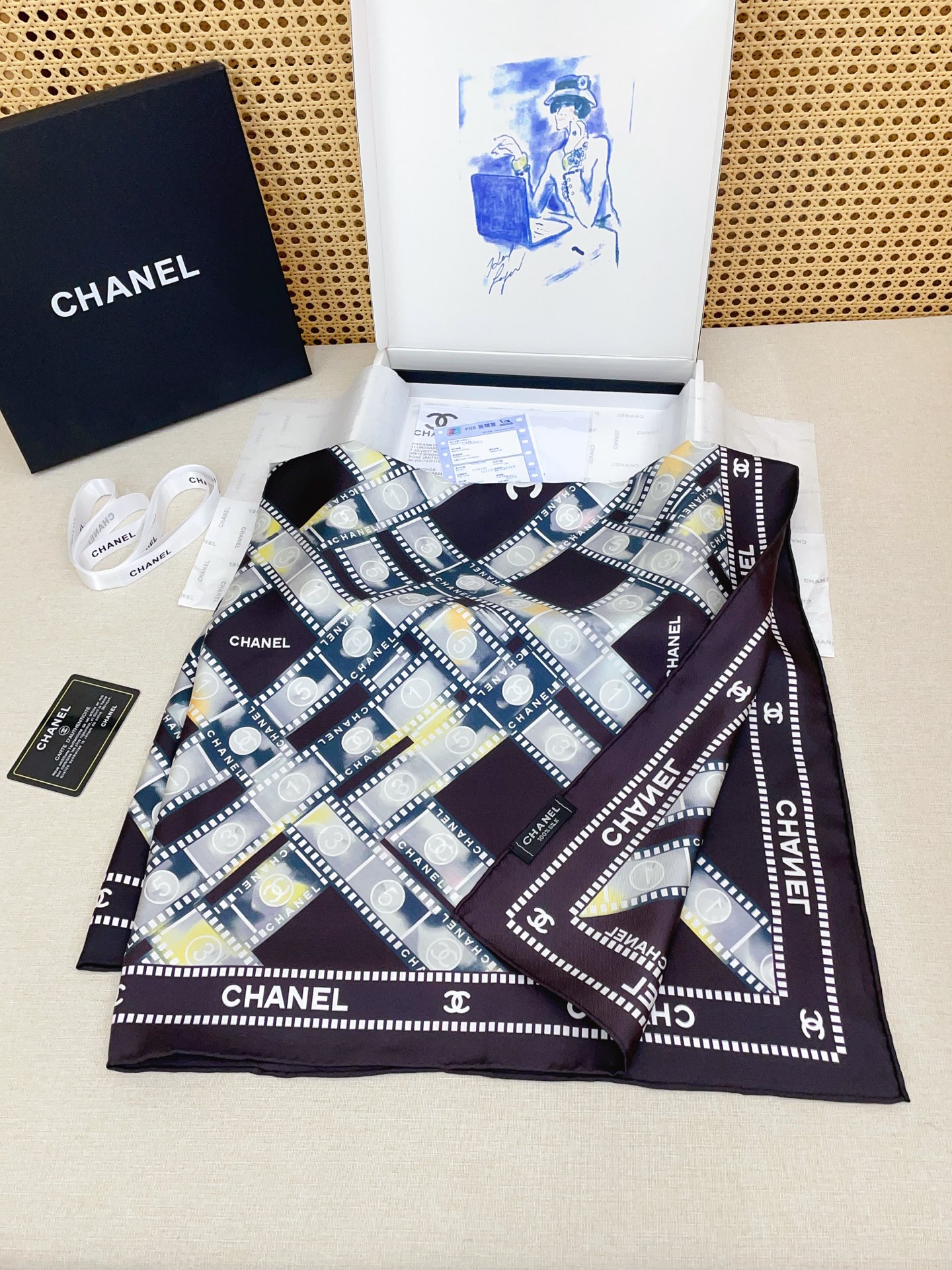 ✨✨【18姆米 双面同色】新款小香‼️美翻了[流泪]最新御用殿堂级极品‼️经典元素图案设计风格❗️美丽至极 真的 上身极