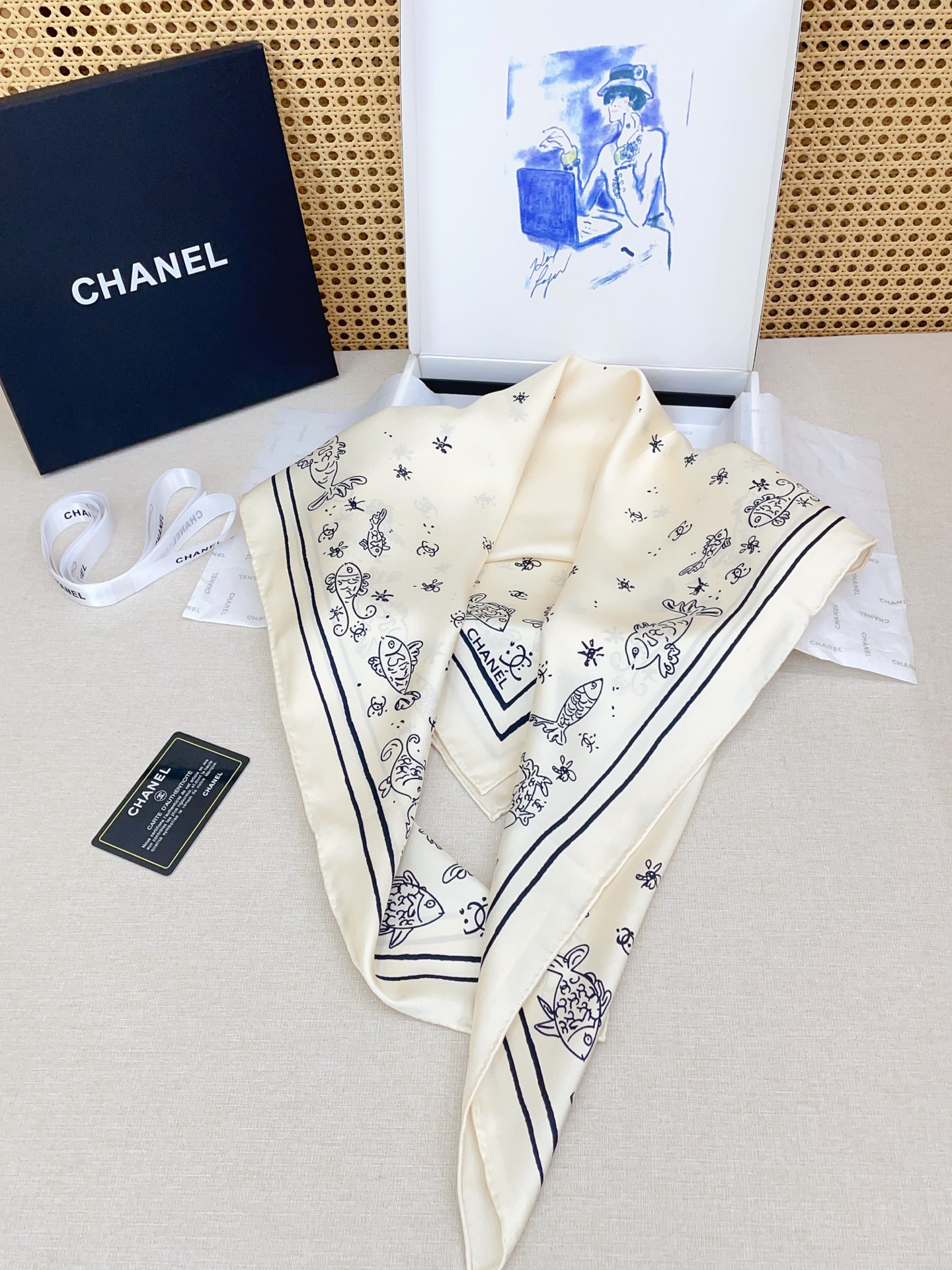 ✨✨【18姆米 双面同色】新款小香‼️美翻了[流泪]最新御用殿堂级极品‼️经典元素图案设计风格❗️美丽至极 真的 上身极