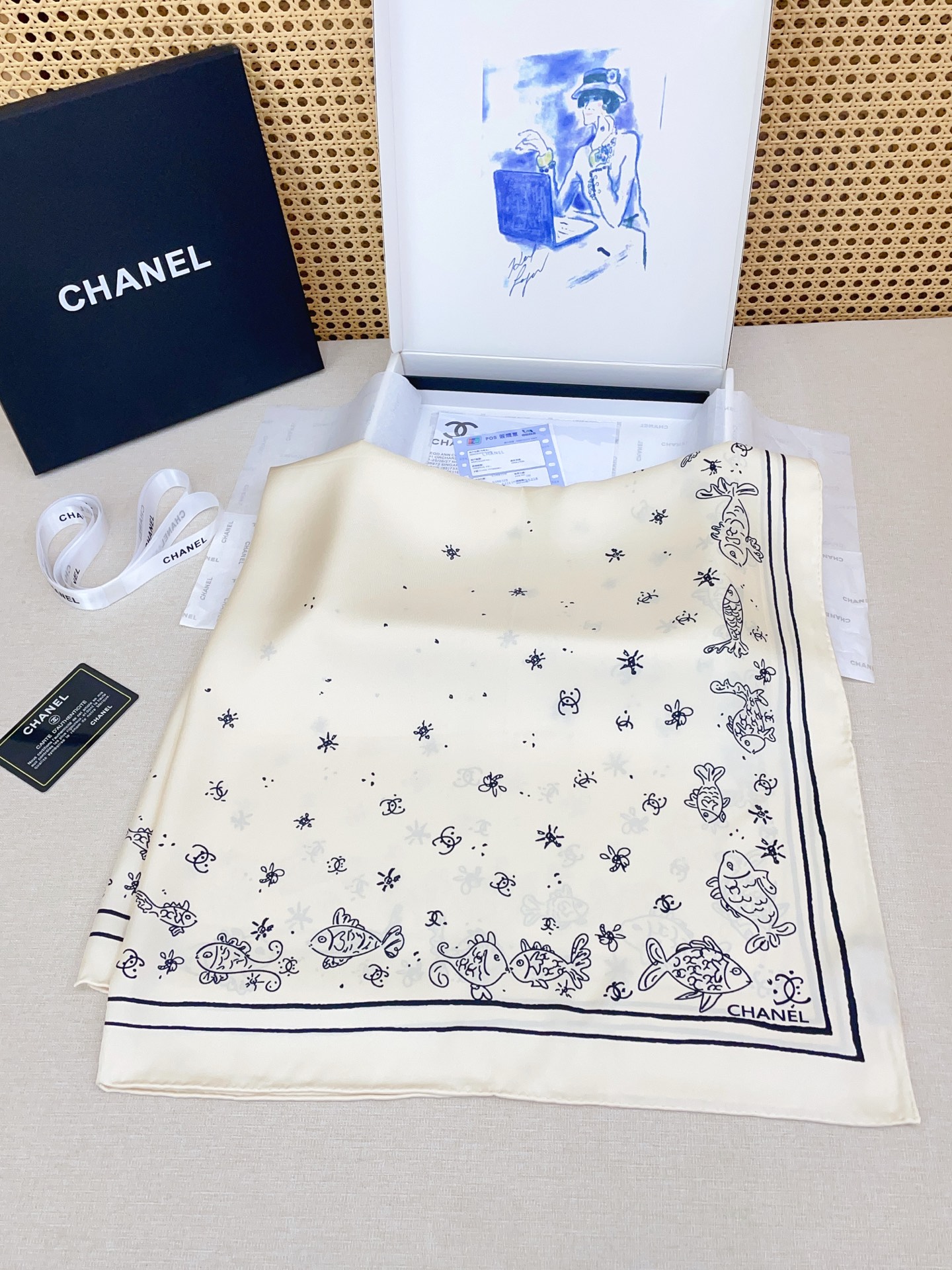 ✨✨【18姆米 双面同色】新款小香‼️美翻了[流泪]最新御用殿堂级极品‼️经典元素图案设计风格❗️美丽至极 真的 上身极