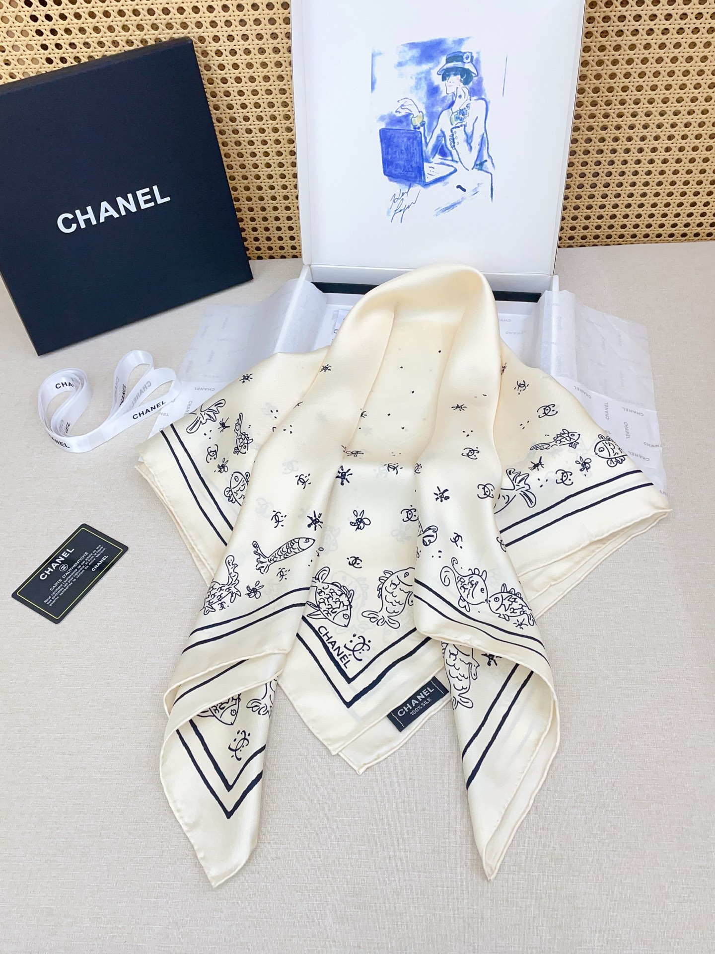 ✨✨【18姆米 双面同色】新款小香‼️美翻了[流泪]最新御用殿堂级极品‼️经典元素图案设计风格❗️美丽至极 真的 上身极
