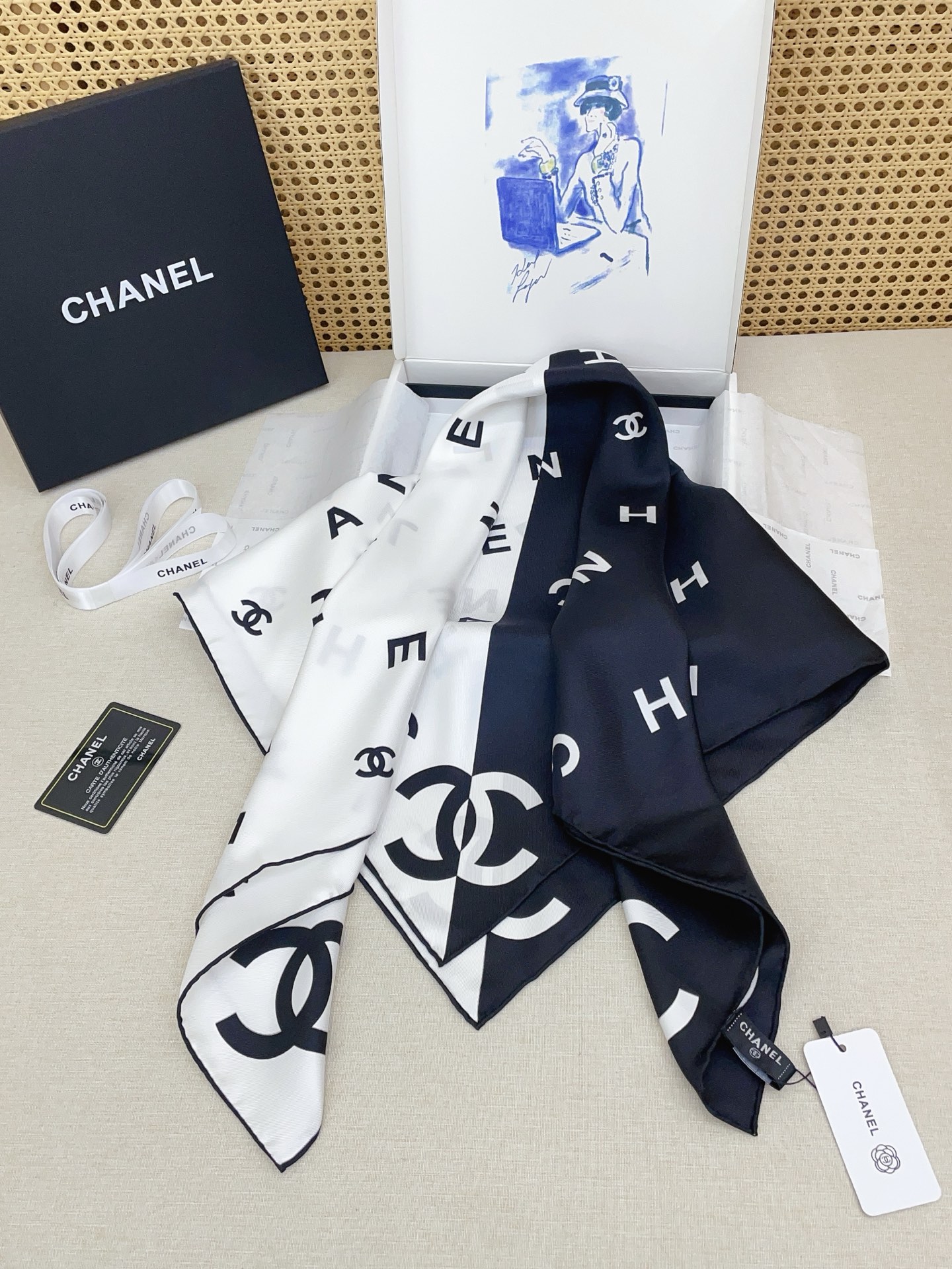 ✨✨【18姆米 双面同色】新款小香‼️美翻了[流泪]最新御用殿堂级极品‼️经典元素图案设计风格❗️美丽至