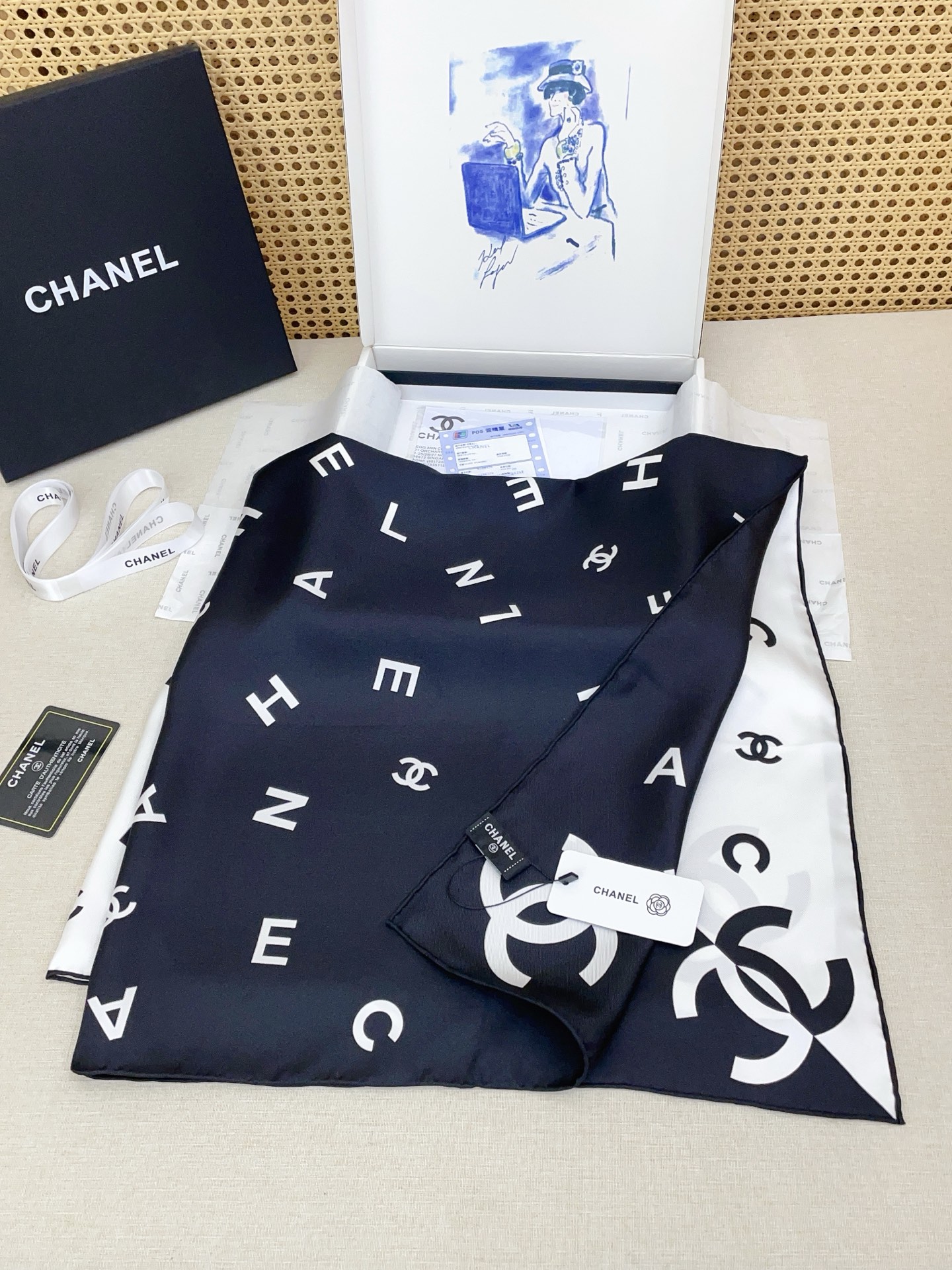 ✨✨【18姆米 双面同色】新款小香‼️美翻了[流泪]最新御用殿堂级极品‼️经典元素图案设计风格❗️美丽至