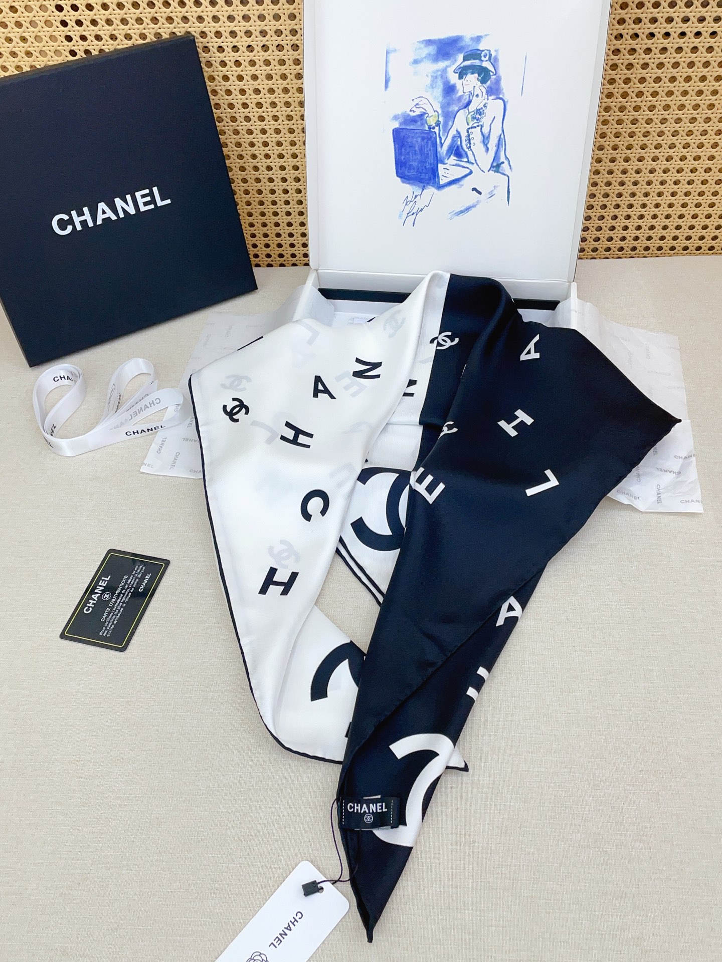 ✨✨【18姆米 双面同色】新款小香‼️美翻了[流泪]最新御用殿堂级极品‼️经典元素图案设计风格❗️美丽至