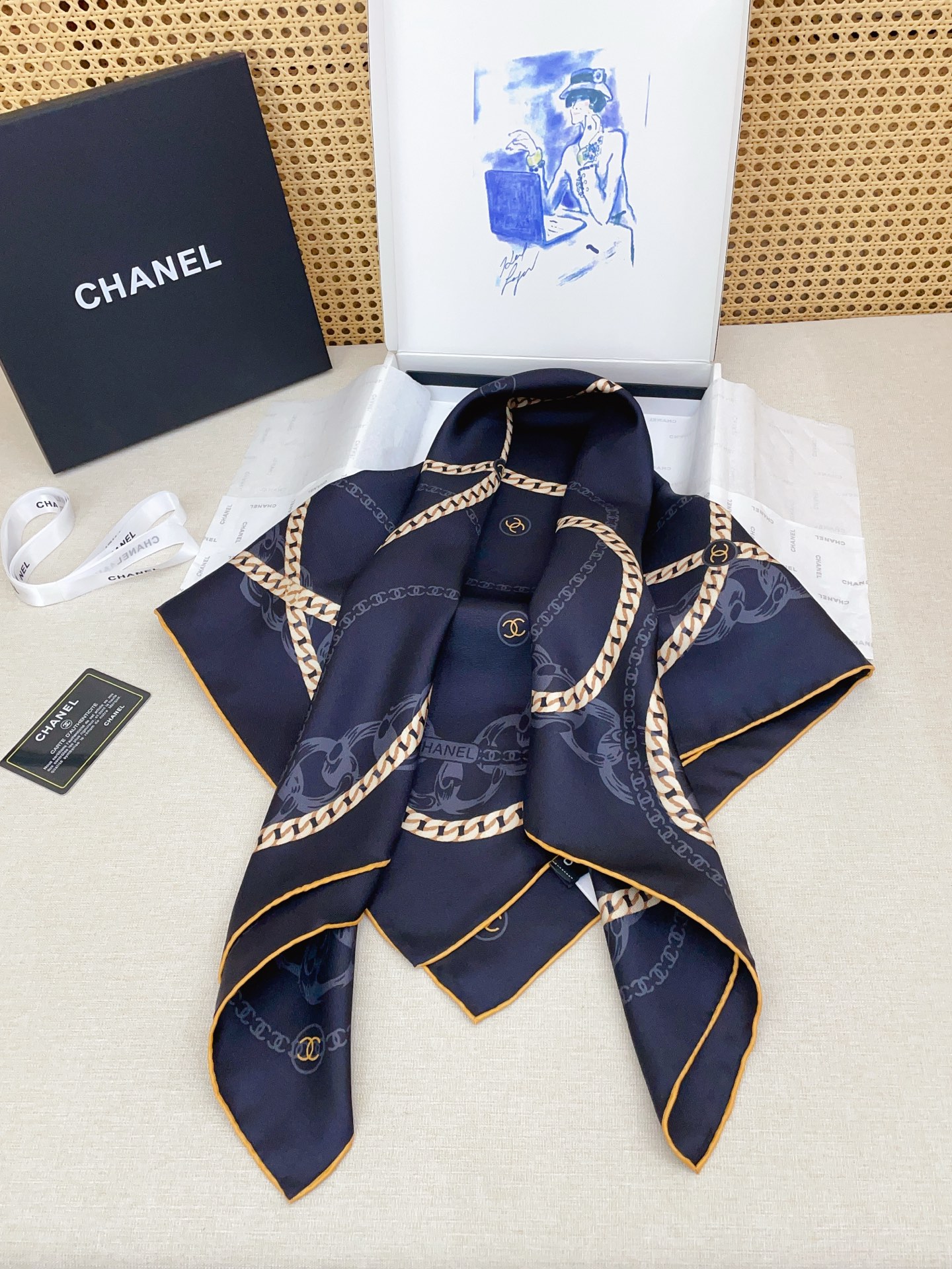 ✨✨【18姆米 双面同色】新款小香‼️美翻了[流泪]最新御用殿堂级极品‼️经典元素图案设计风格❗️美丽至