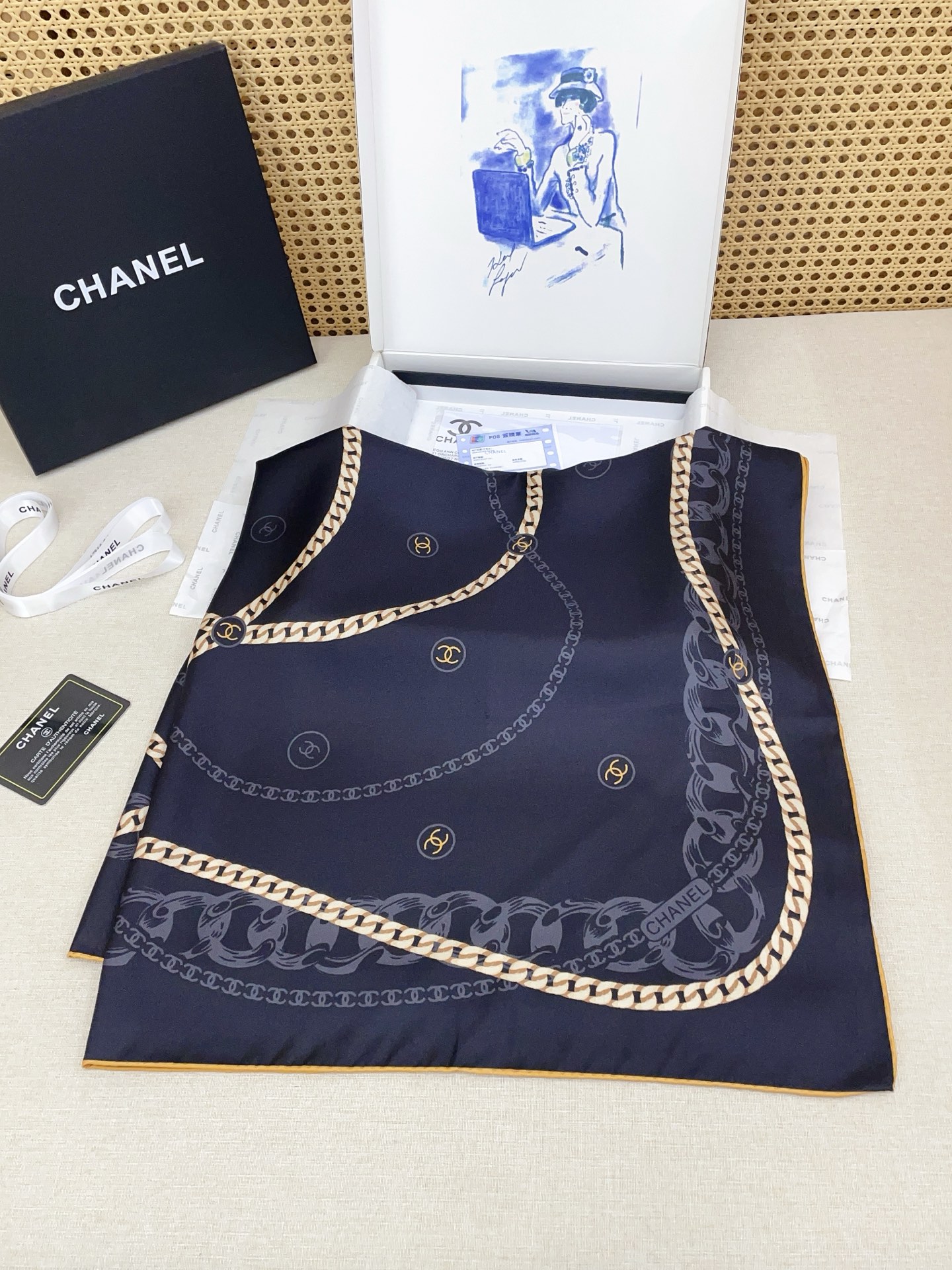 ✨✨【18姆米 双面同色】新款小香‼️美翻了[流泪]最新御用殿堂级极品‼️经典元素图案设计风格❗️美丽至