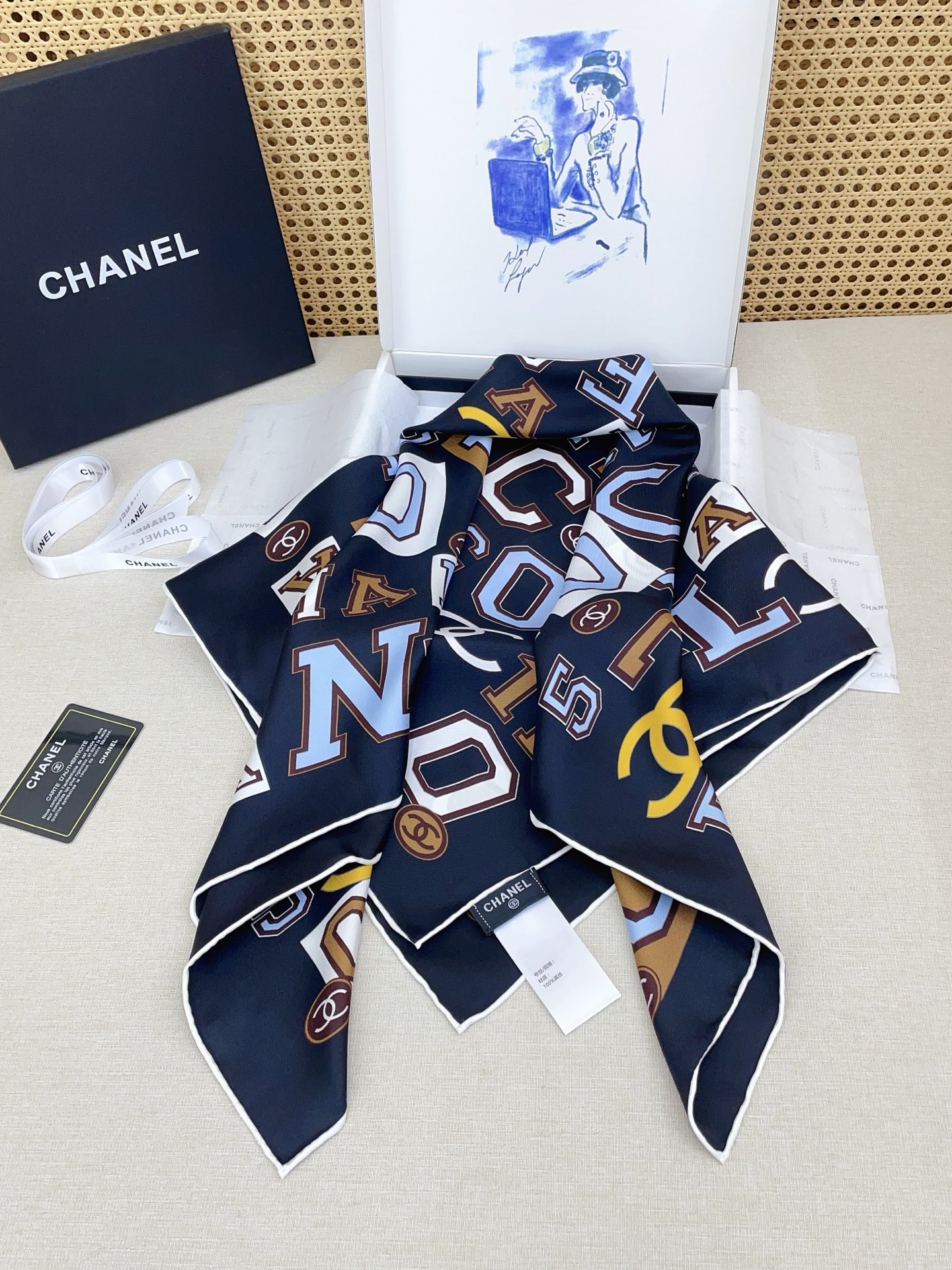 ✨✨【18姆米 双面同色】新款小香‼️美翻了[流泪]最新御用殿堂级极品‼️经典元素图案设计风格❗️美丽至极 真的 上身极