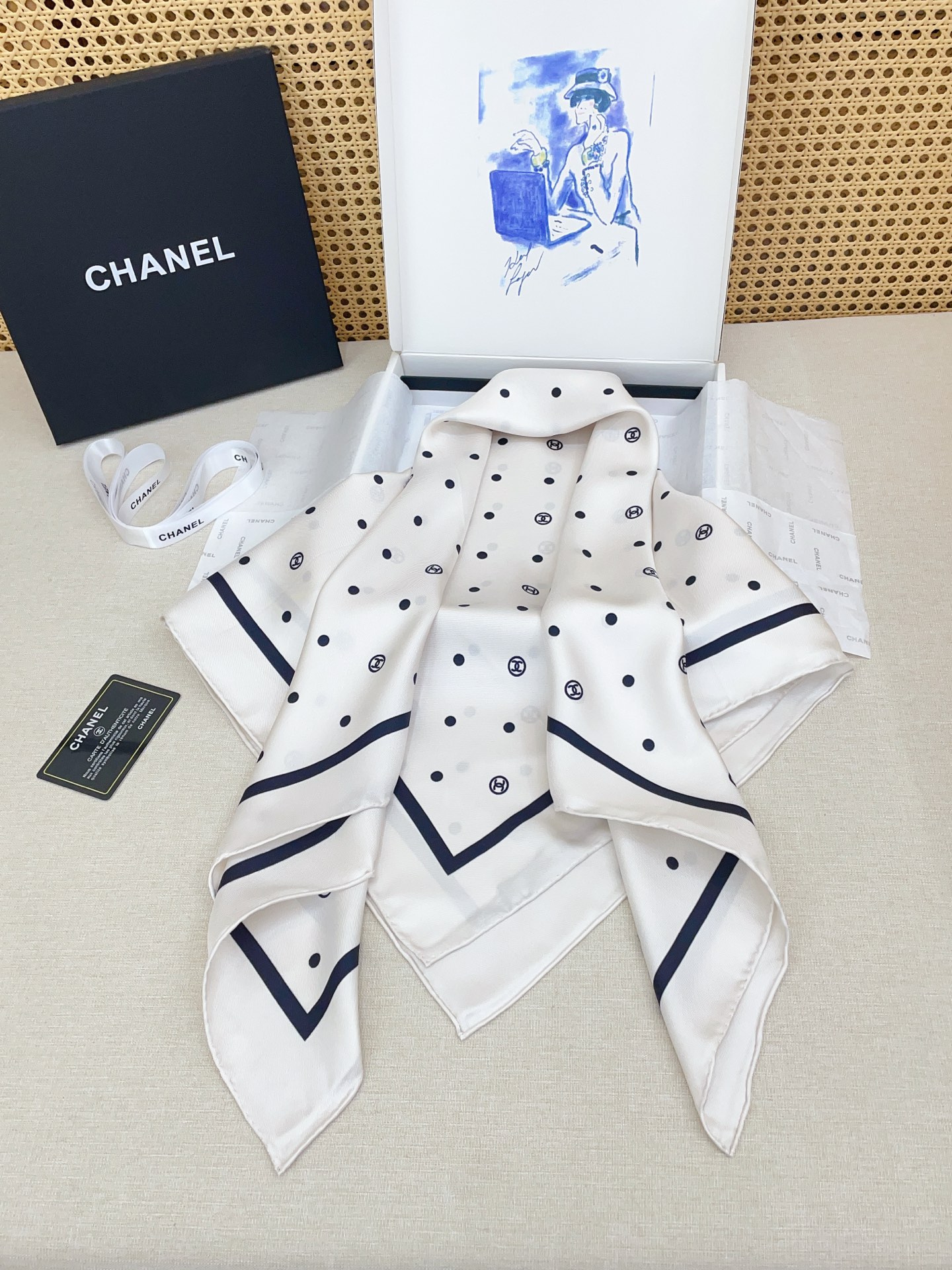 🆕 ✨✨【18姆米 双面同色】新款小香‼️美翻了[流泪]最新御用殿堂级极品‼️经典元素图案设计风格❗️美丽至极 真的 上
