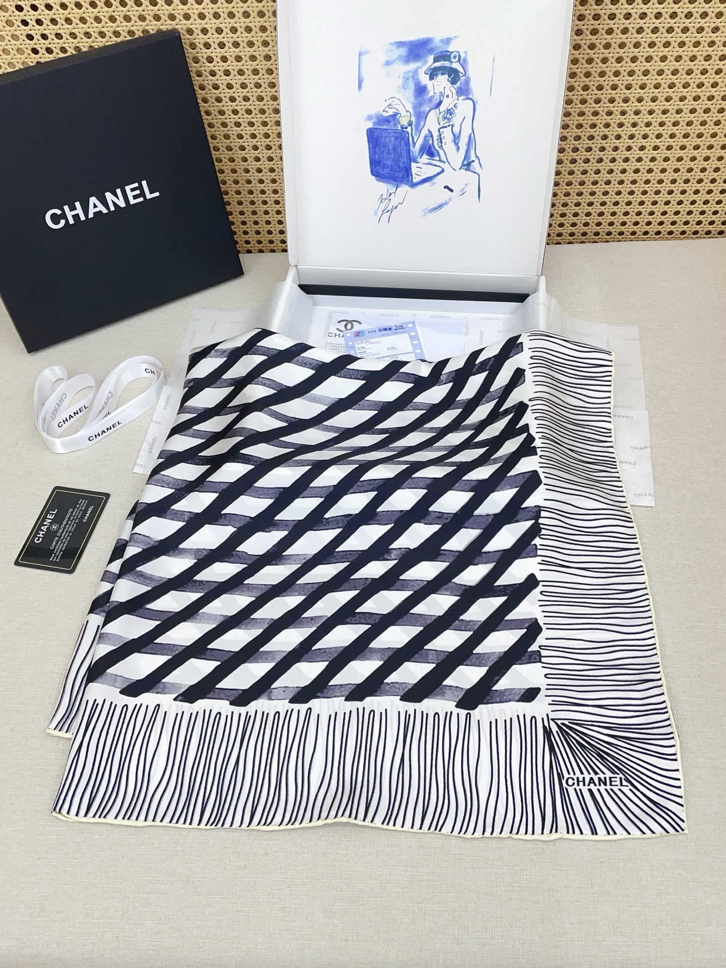 ✨✨【18姆米 双面同色】新款小香‼️美翻了[流泪]最新御用殿堂级极品‼️经典元素图案设计风格❗️美丽至
