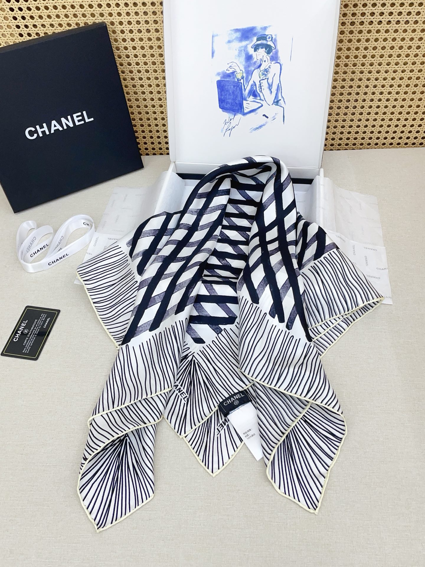 ✨✨【18姆米 双面同色】新款小香‼️美翻了[流泪]最新御用殿堂级极品‼️经典元素图案设计风格❗️美丽至