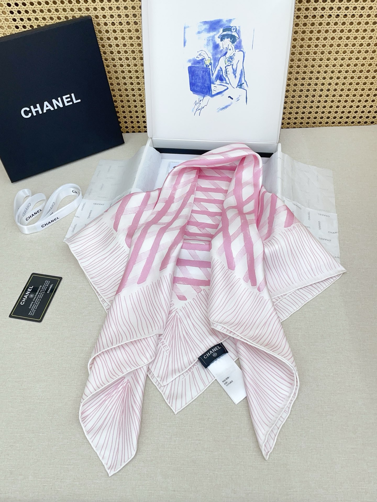 ✨✨【18姆米 双面同色】新款小香‼️美翻了[流泪]最新御用殿堂级极品‼️经典元素图案设计风格❗️美丽至