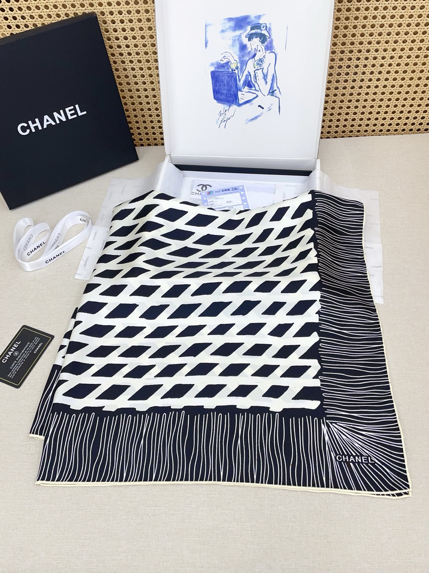 ✨✨【18姆米 双面同色】新款小香‼️美翻了[流泪]最新御用殿堂级极品‼️经典元素图案设计风格❗️美丽至