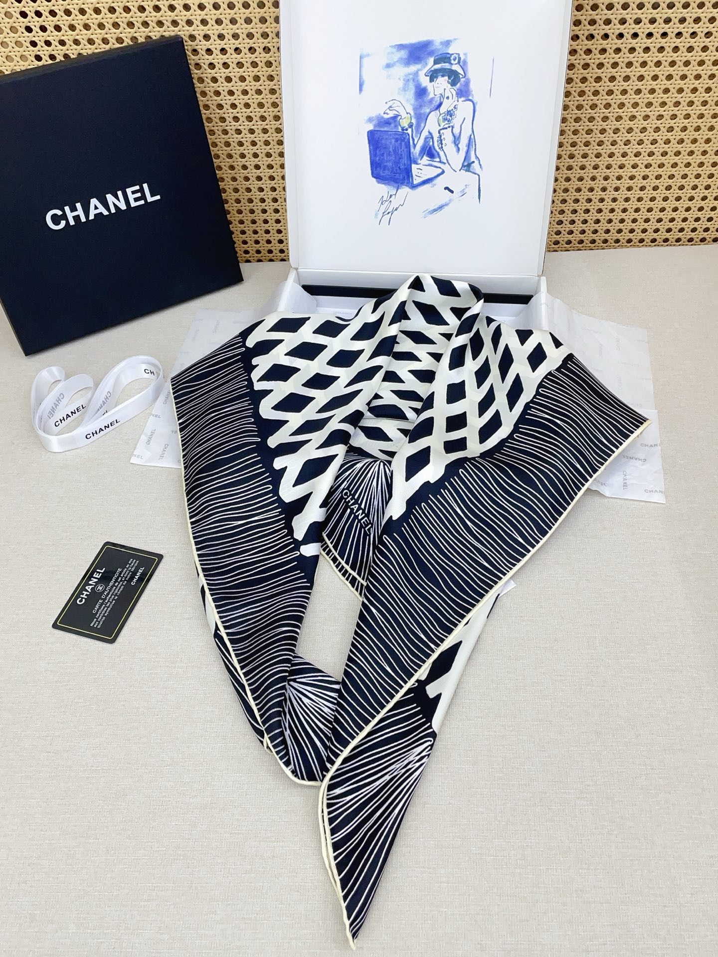 ✨✨【18姆米 双面同色】新款小香‼️美翻了[流泪]最新御用殿堂级极品‼️经典元素图案设计风格❗️美丽至