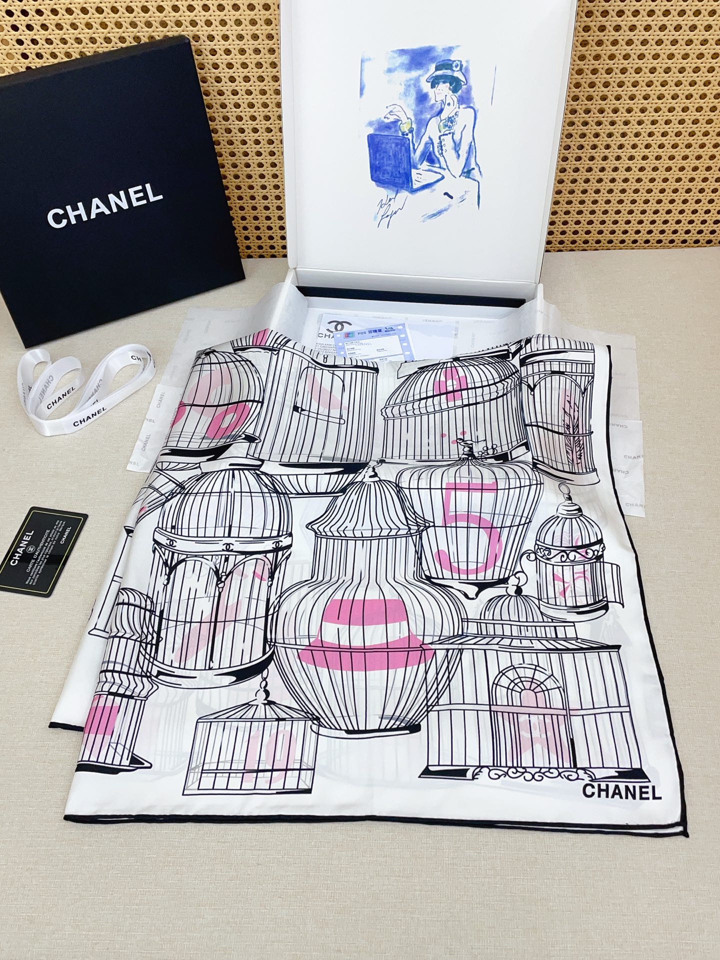 ✨✨【18姆米 双面同色】新款小香‼️美翻了[流泪]最新御用殿堂级极品‼️经典元素图案设计风格❗️美丽至
