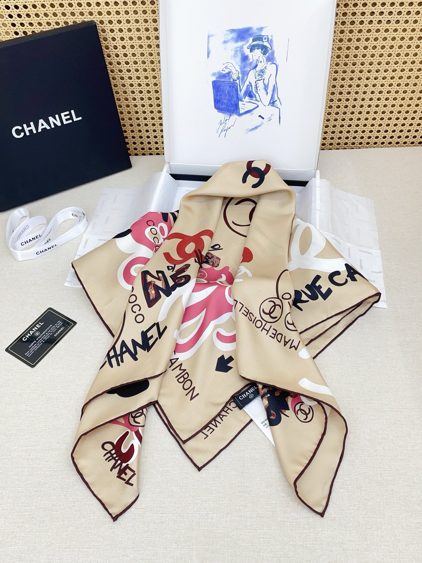 🆕 ✨✨【18姆米 双面同色】新款小香‼️美翻了[流泪]最新御用殿堂级极品‼️经典元素图案设计风格❗️美丽至极 真的 上